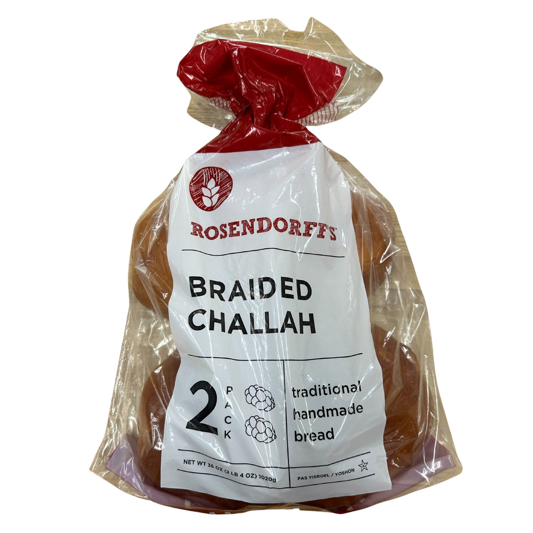 ROSENDORFF BRAIDED CHALLAH 36 OZ (2.25 LBS) - Image 1