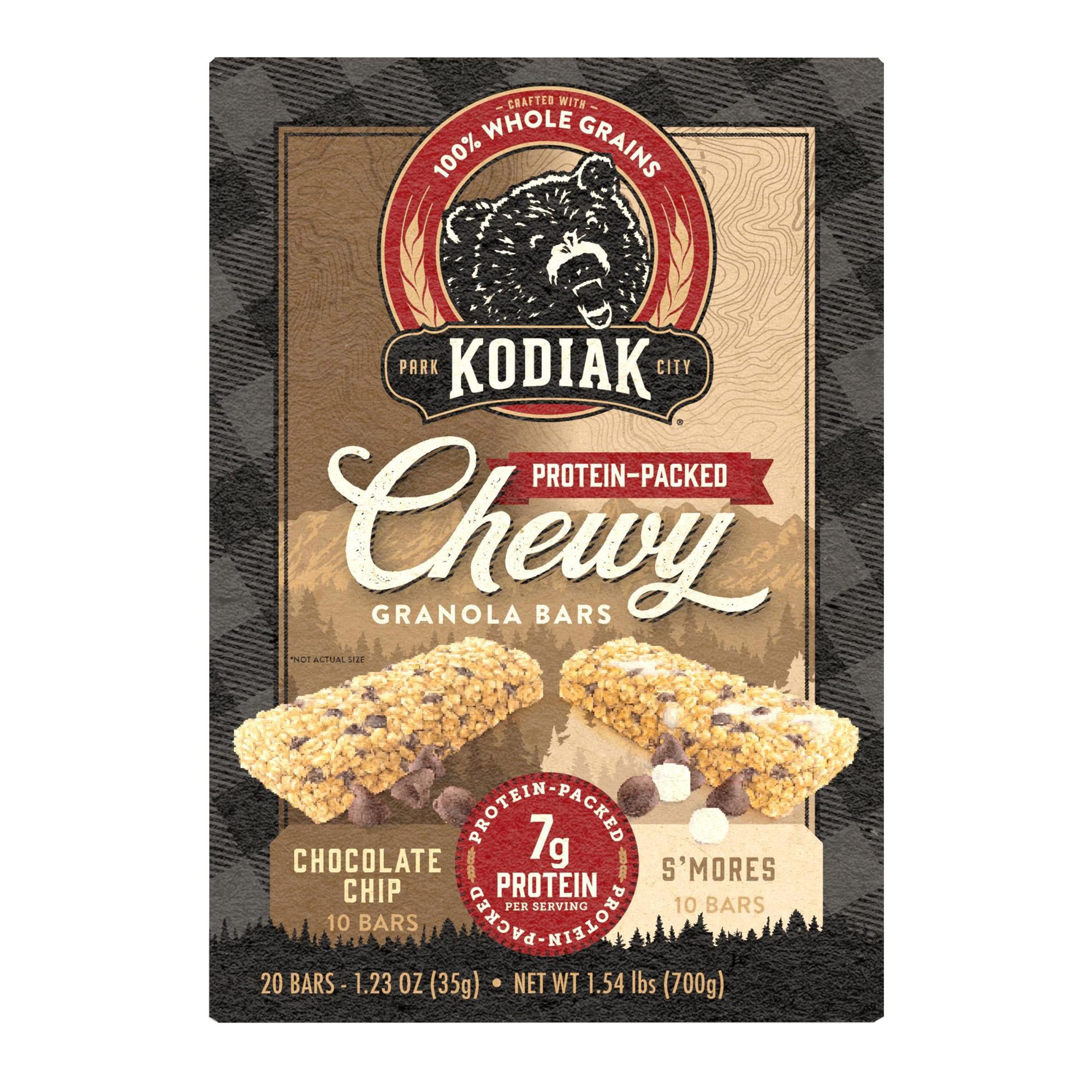 KODIAK CHEWY GRANOLA BAR 20 CT