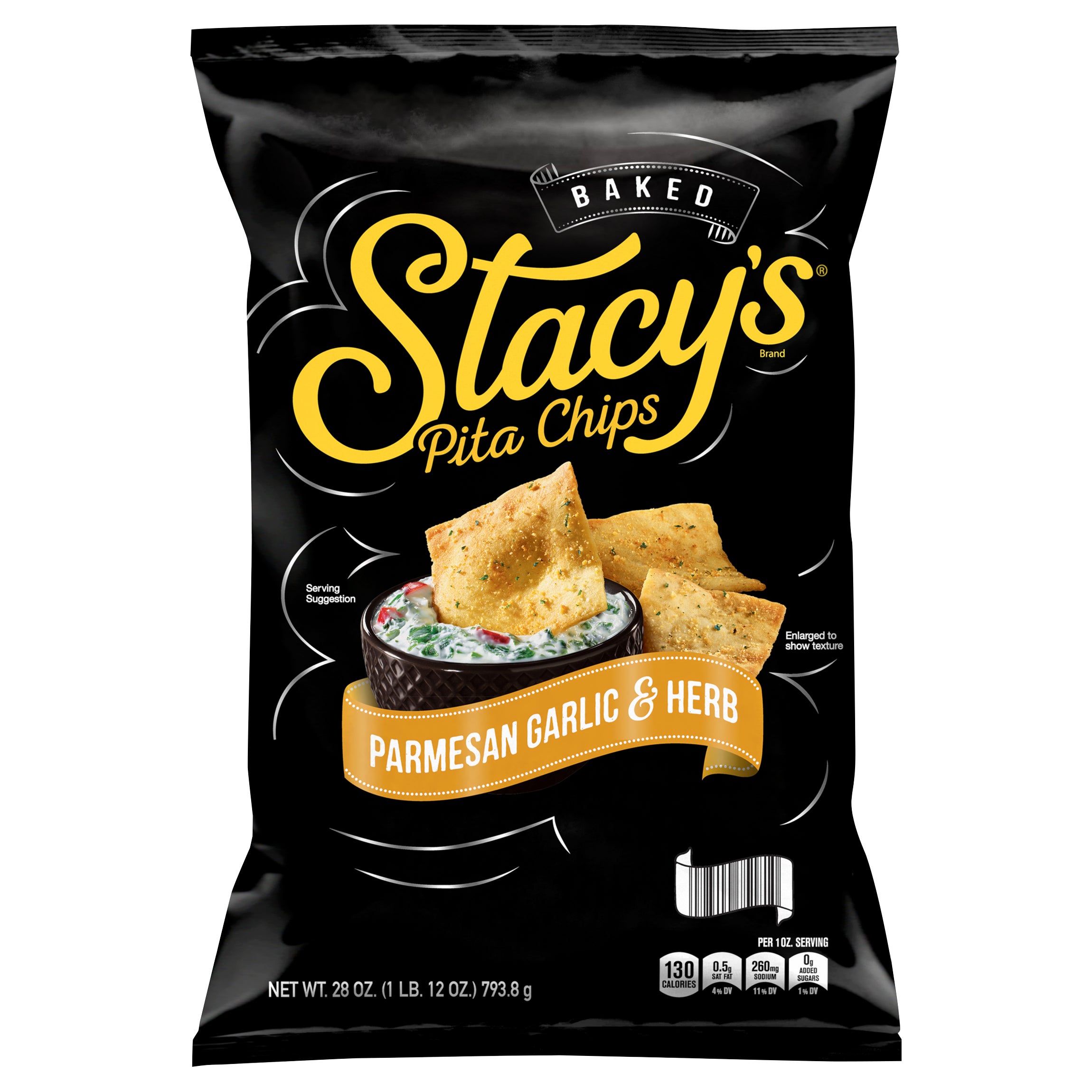 STACY'S PITA PARMESAN GARLIC & HERB 28 OZ - Image 1