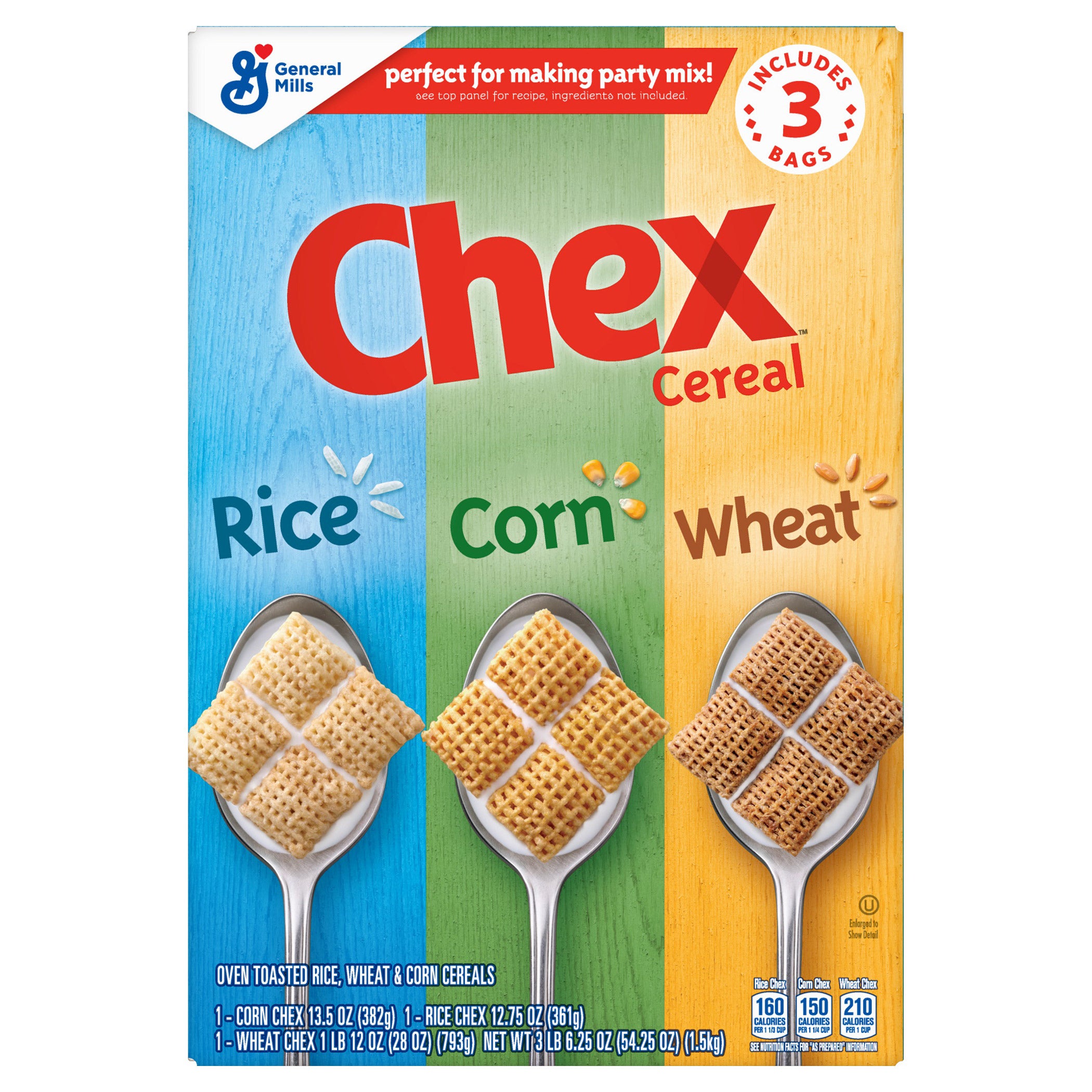 GENERAL MILLS TRIPLE CHEX 54.25 OZ - Image 1