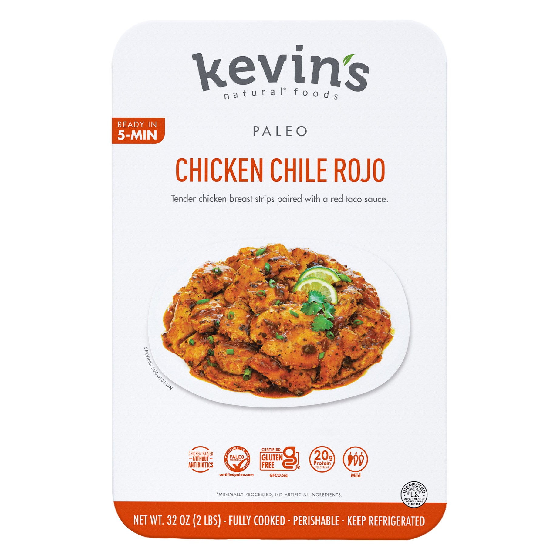 KEVIN'S CHICKEN CHILE ROJO 32 OZ