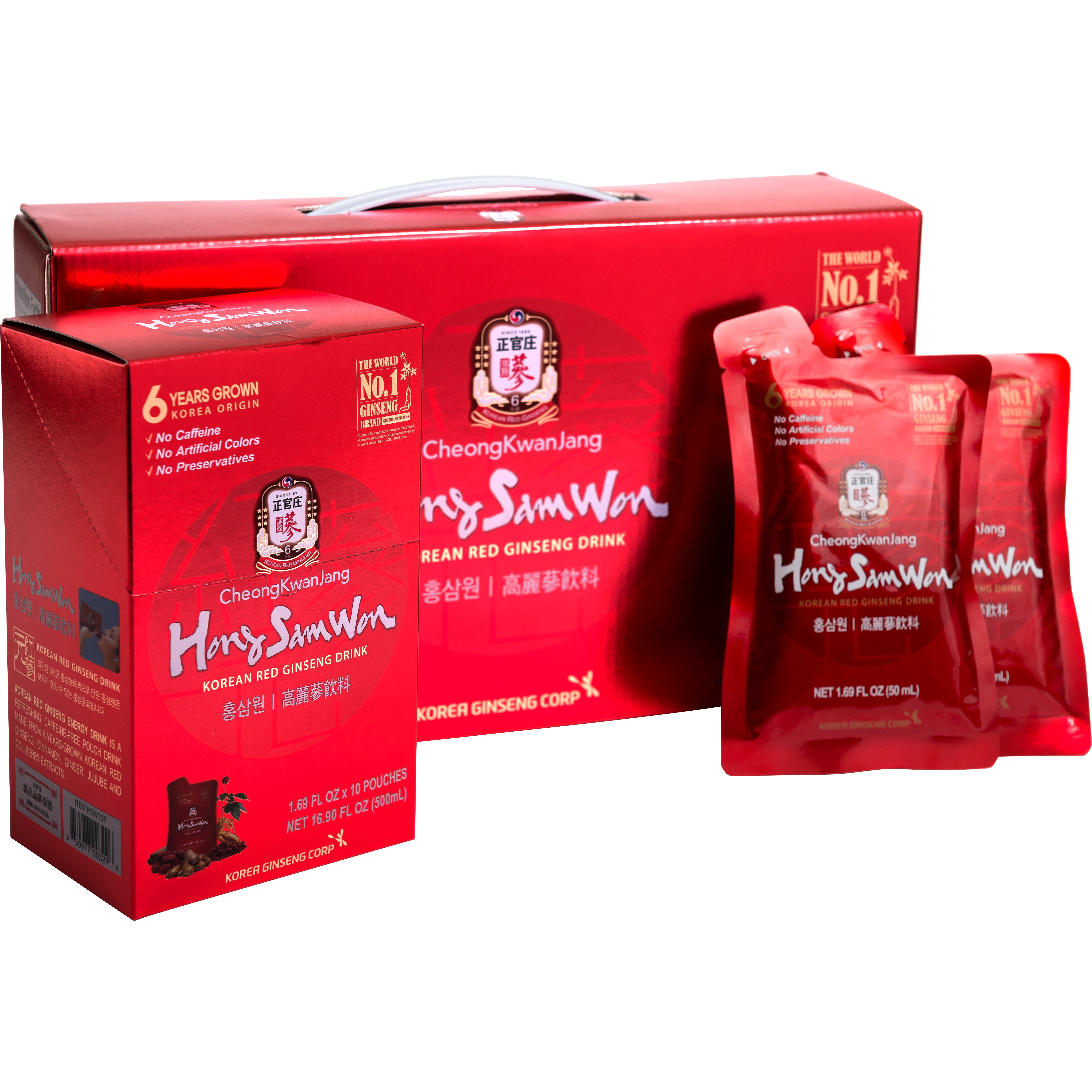 HONG SAM WON RED GINSENG DRINK 30/1.69 OZ