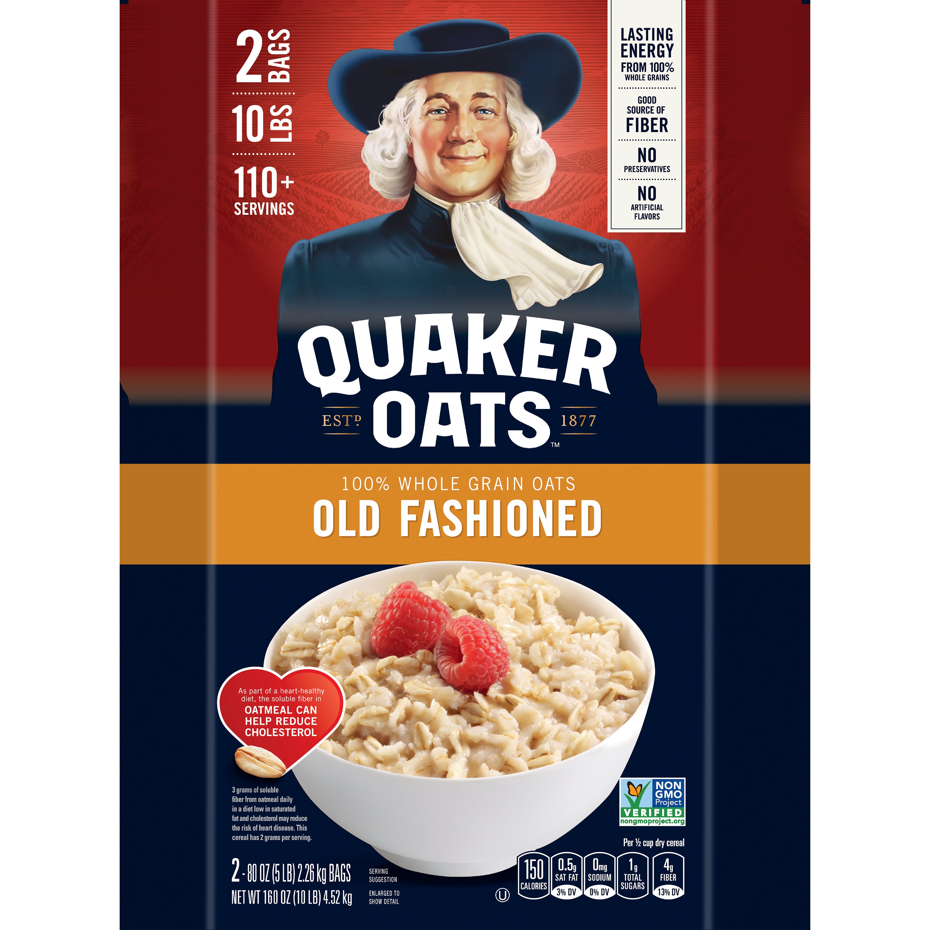 QUAKER OLD FASHIONED OATS 10 LB - Image 1
