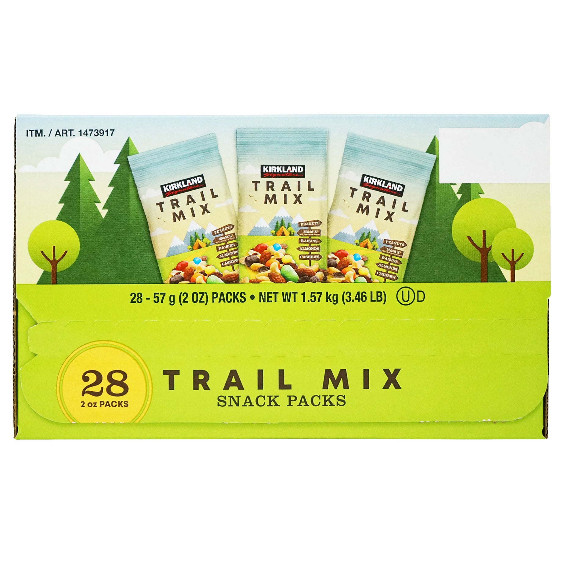 KIRKLAND SIGNATURE TRAIL MIX SNACK PACK 28 / 2 OZ - Image 1