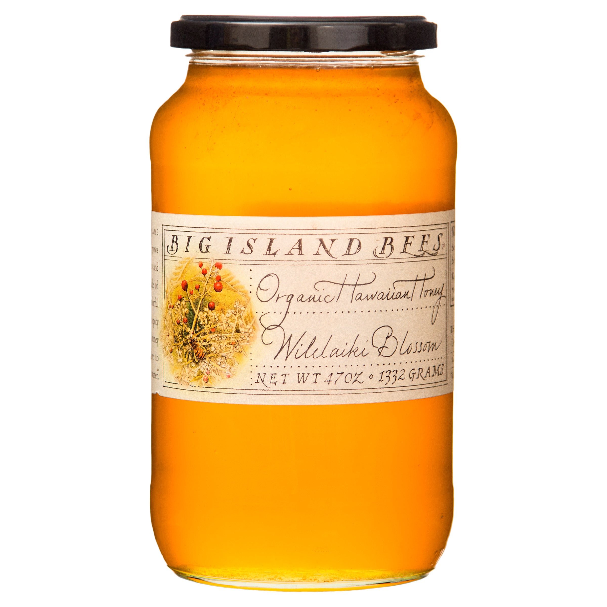 ORGANIC WILELAIKI BIG ISLAND BEES HONEY NET WT 47OZ