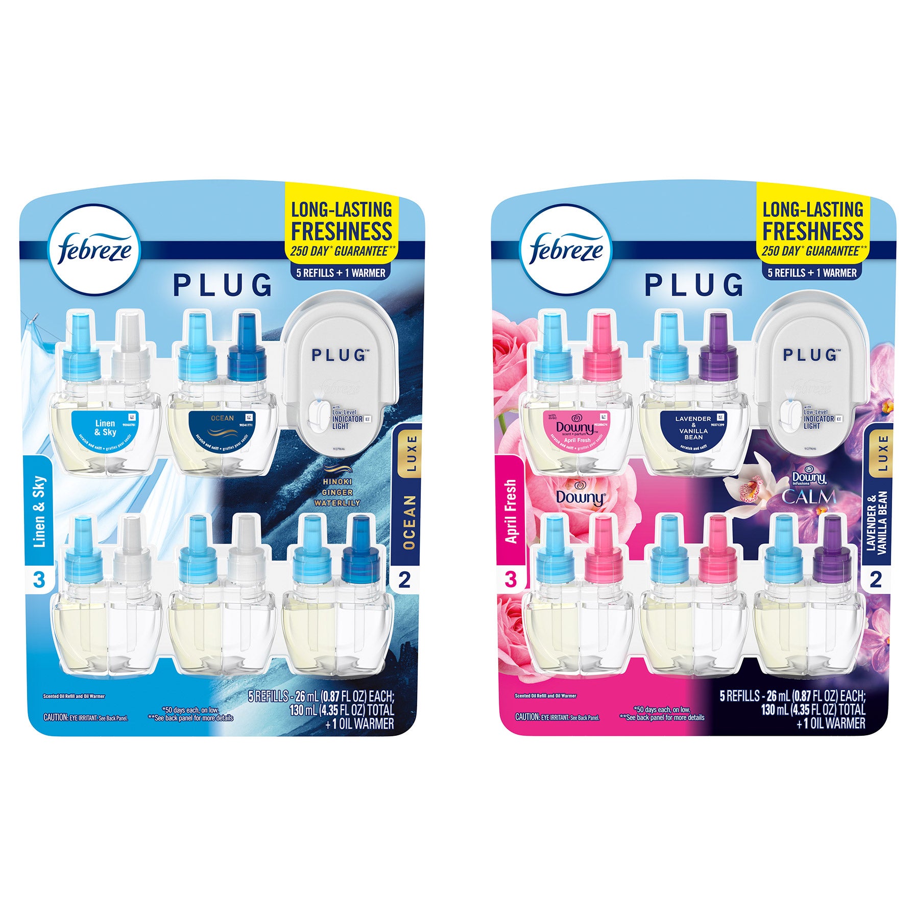 FEBREZE PLUG IN STARTER KIT 1 WARMER + 5 REFILLS - Image 1