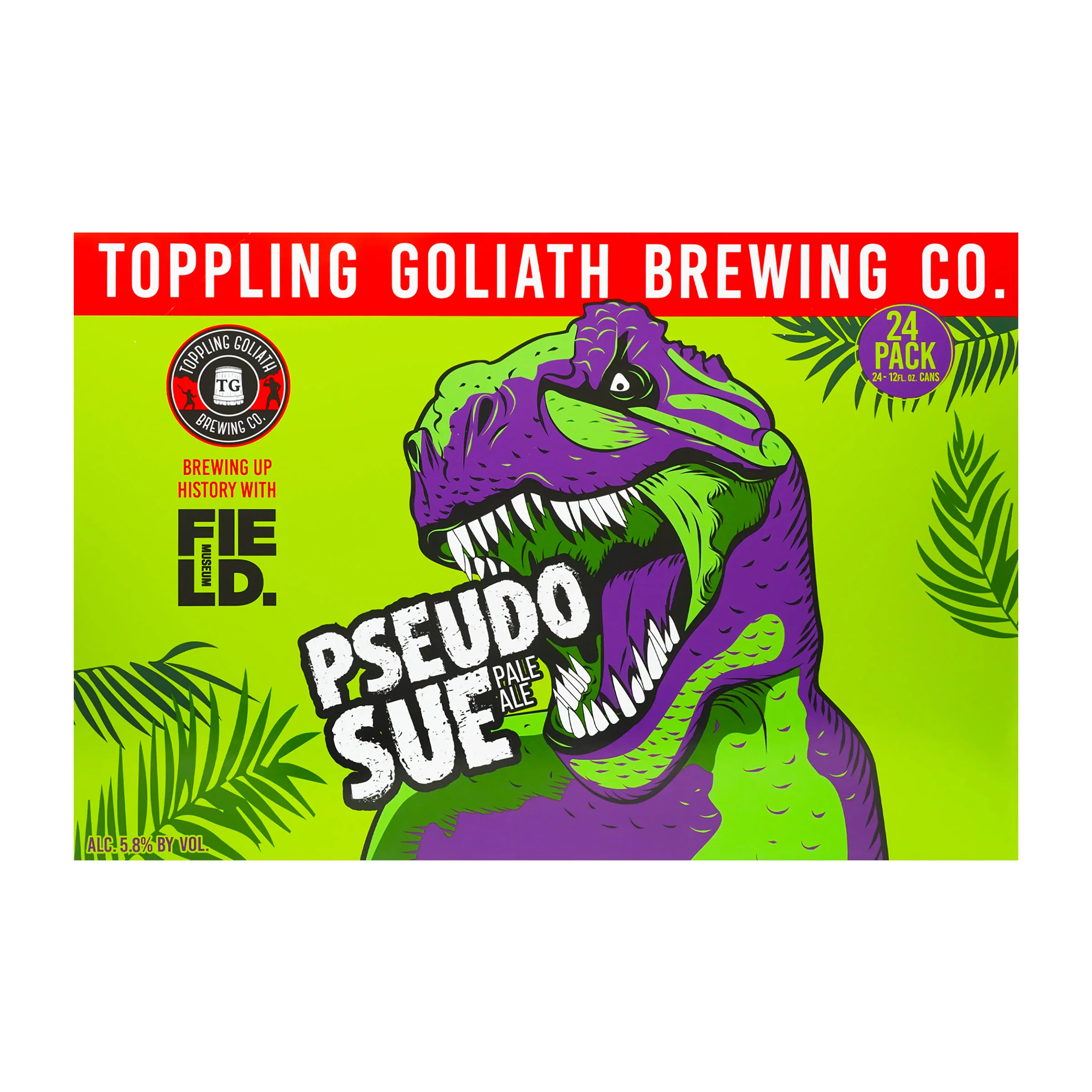 TOPPLING GOLIATH PSEUDO SUE PALE ALE 24/12OZ CANS - Image 1