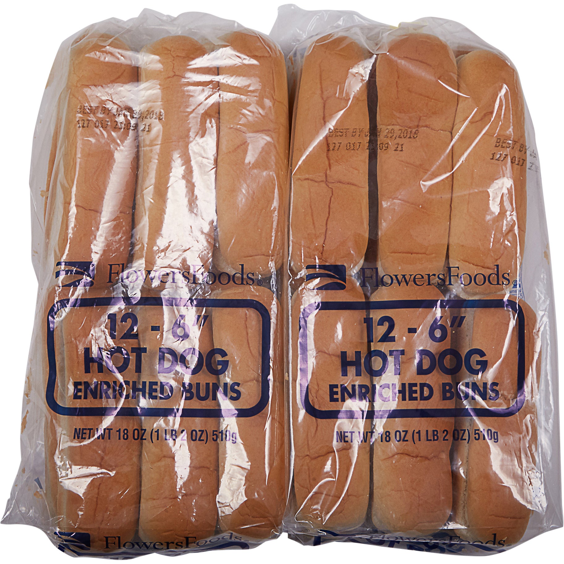BIMBO BAKERIES 10¨ HOT DOG BUNS 6 CT / 19 OZ