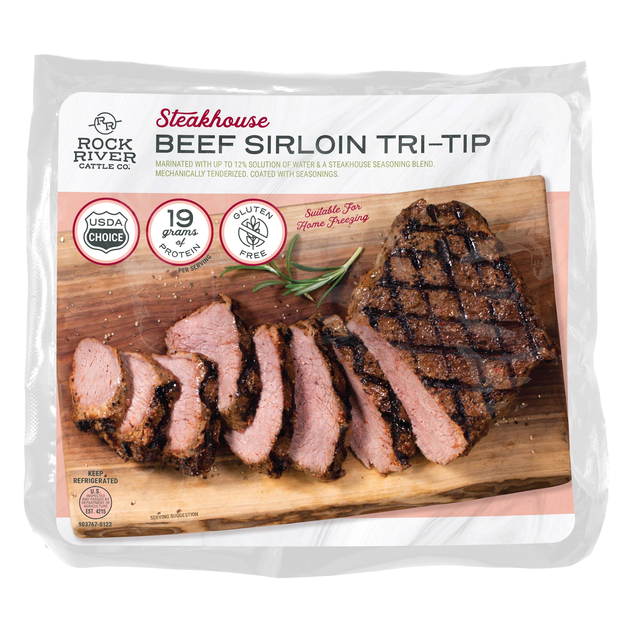 ROCK RIVER CATTLE BEEF SIRLOIN TRI TIP PER LB