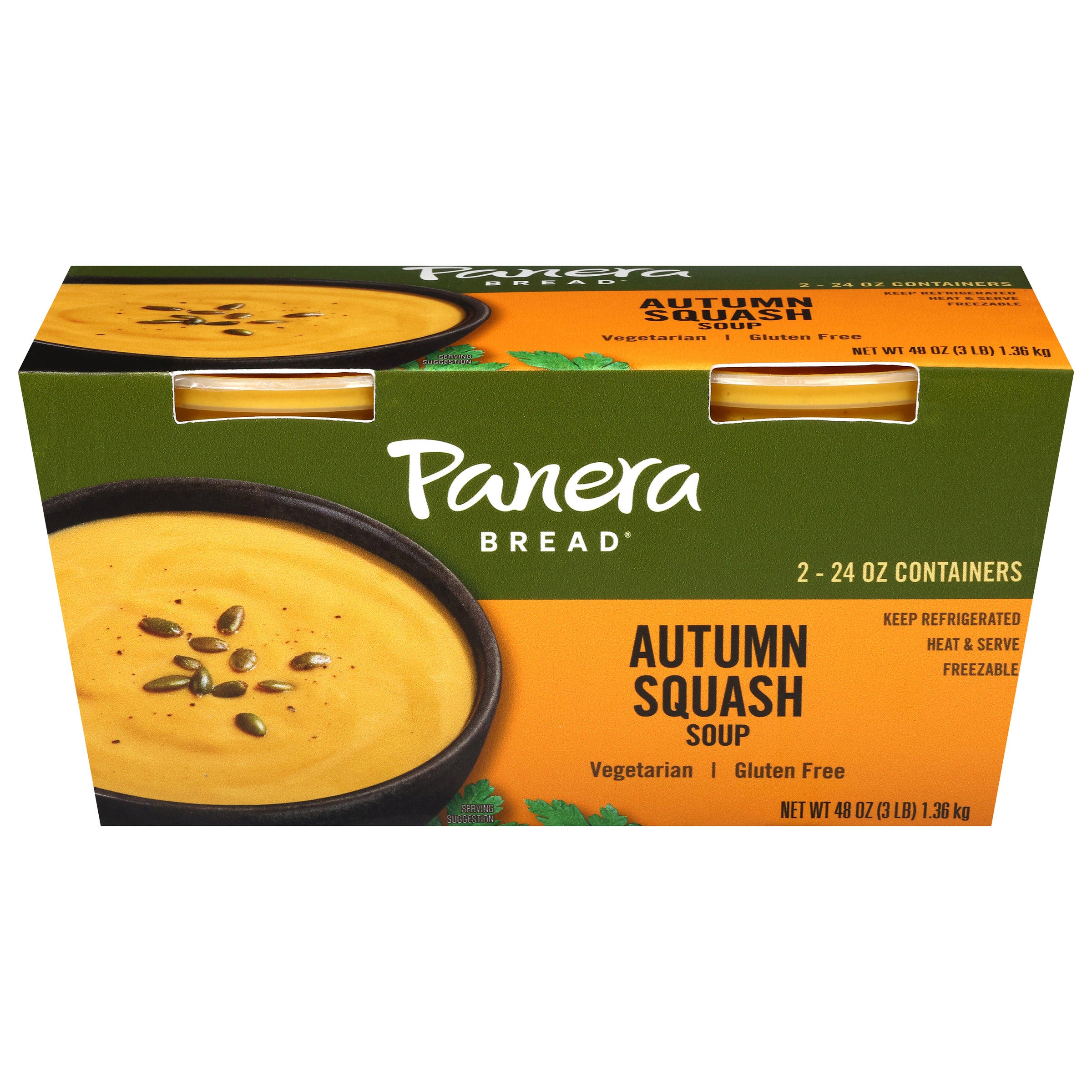 PANERA AUTUMN SQUASH SOUP 2/24 OZ - Image 1