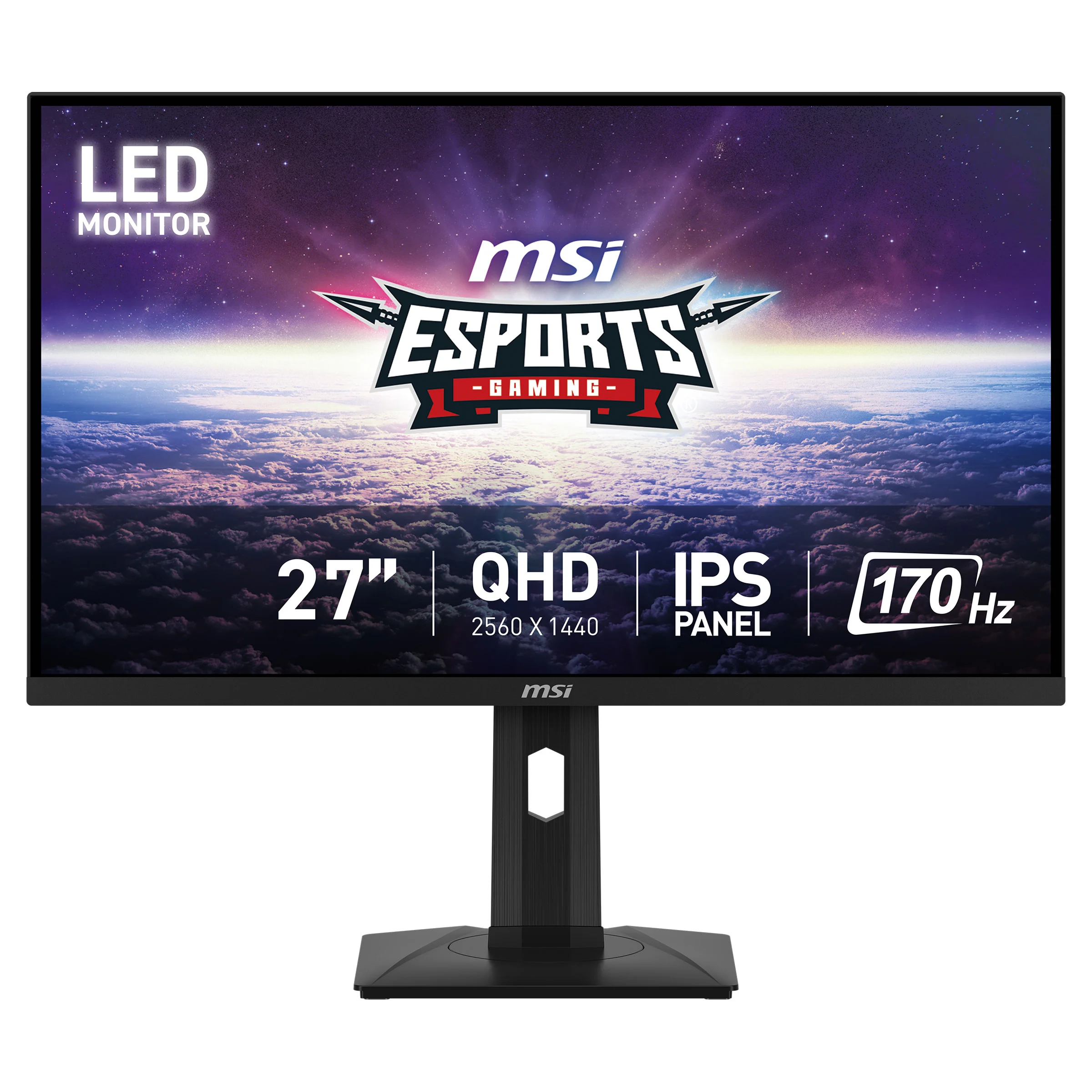 MSI 27¨ WQHD 170HZ 1MS G-SYNC COMPATIBLE IPS GAMING MONITOR - Image 1