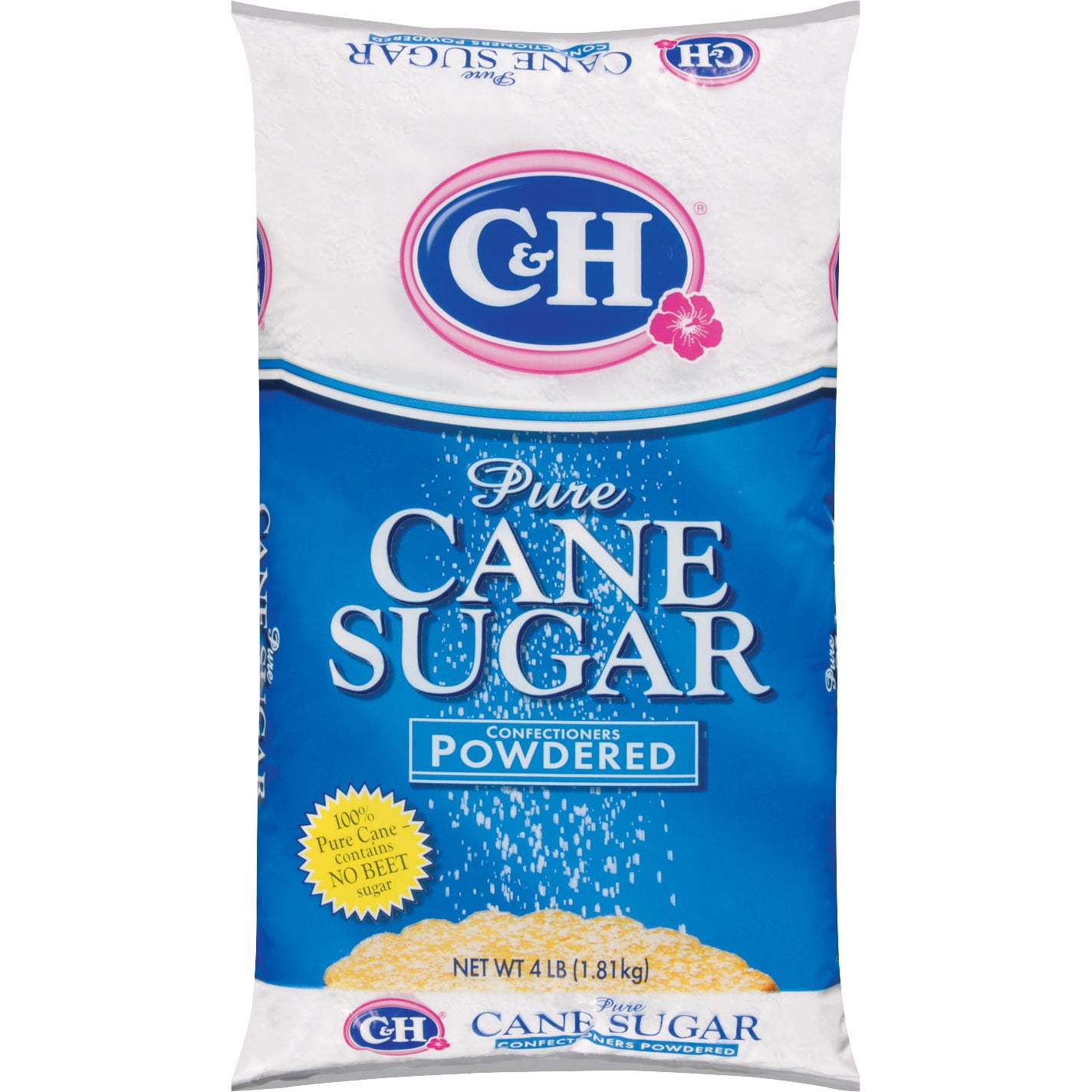 C & H POWDERED SUGAR 4 LB