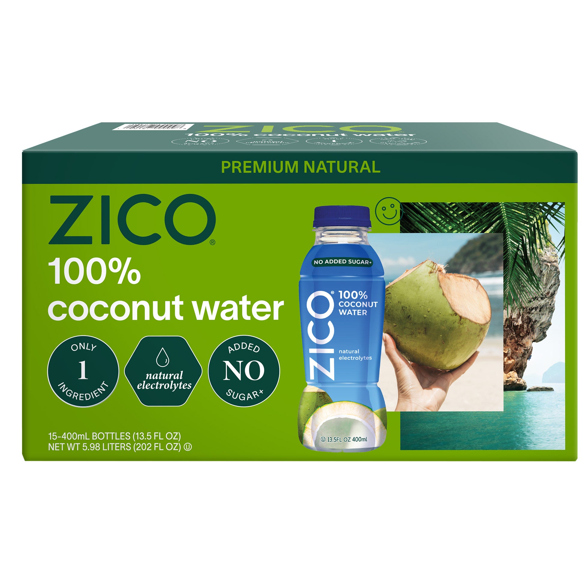 ZICO 100% COCONUT WATER 15/13.5 OZ