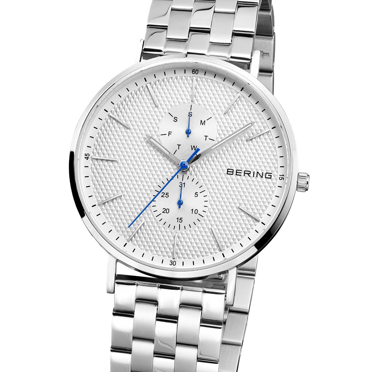 BERING CLASSIC STAINLESS STEEL QUARTZ MEN'S WATCH