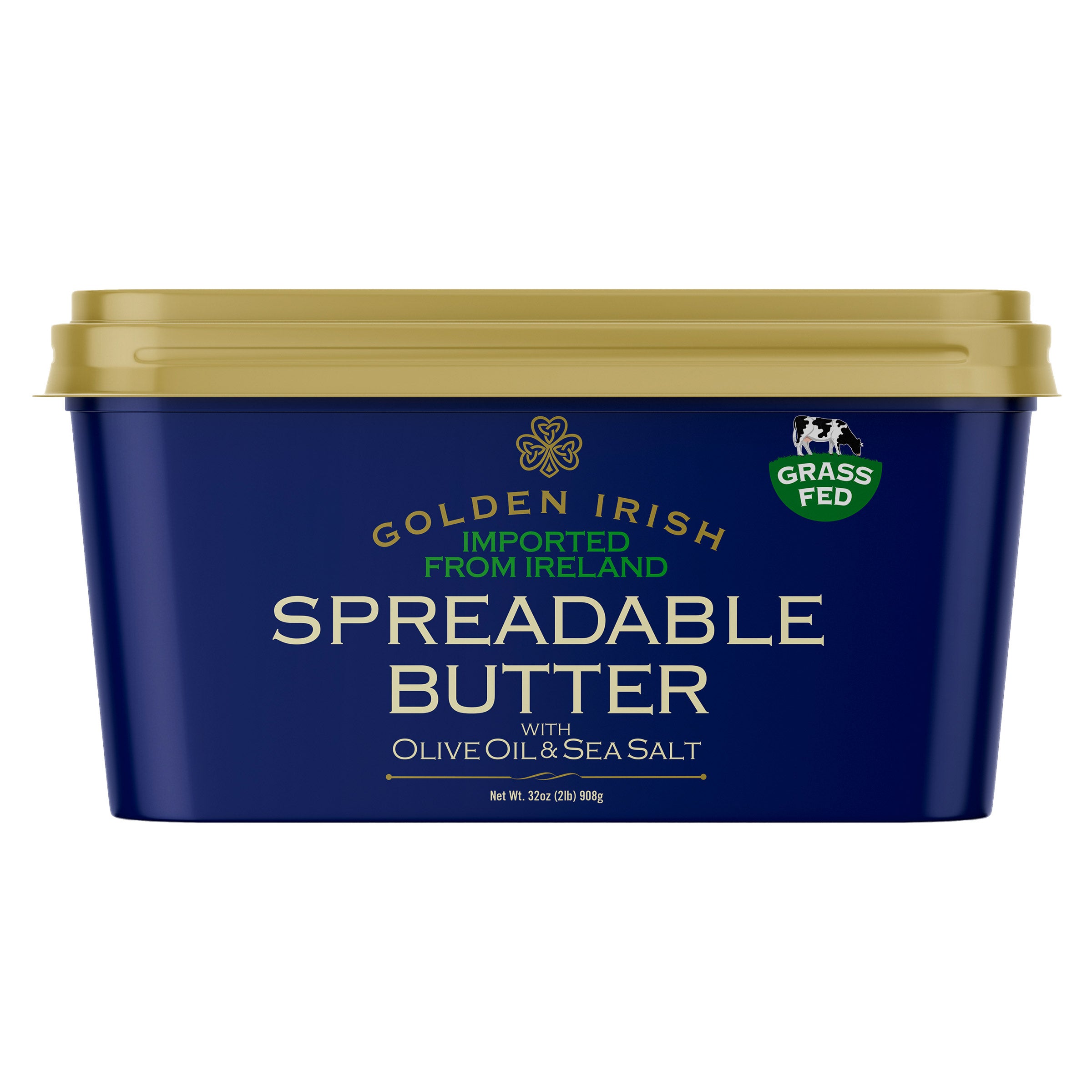 GOLDEN IRISH SPREADABLE BUTTER 32 OZ (2 LB) - Image 1