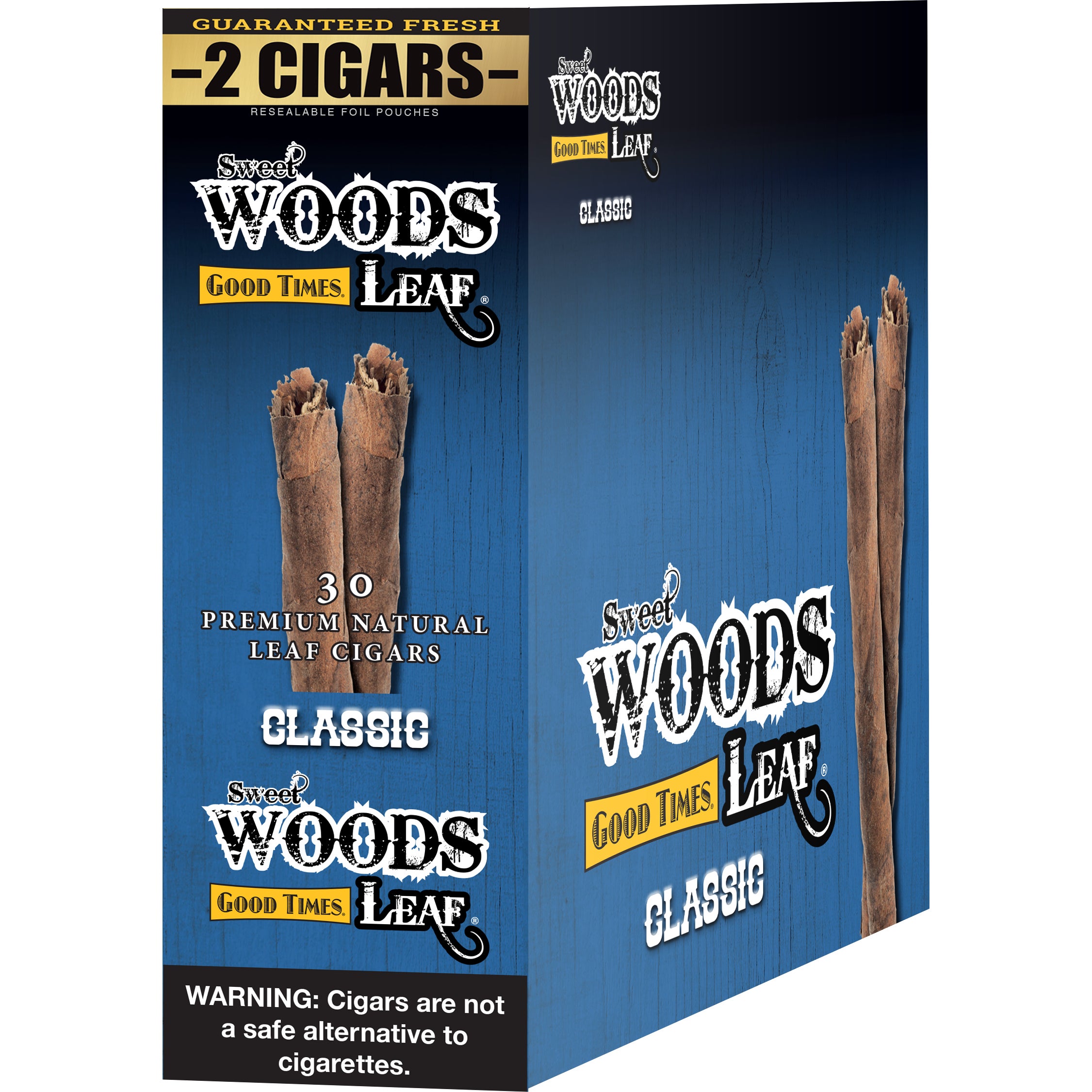 SWEET WOODS LEAF CIGAR CLASSIC 15/2CT PCH - Image 1