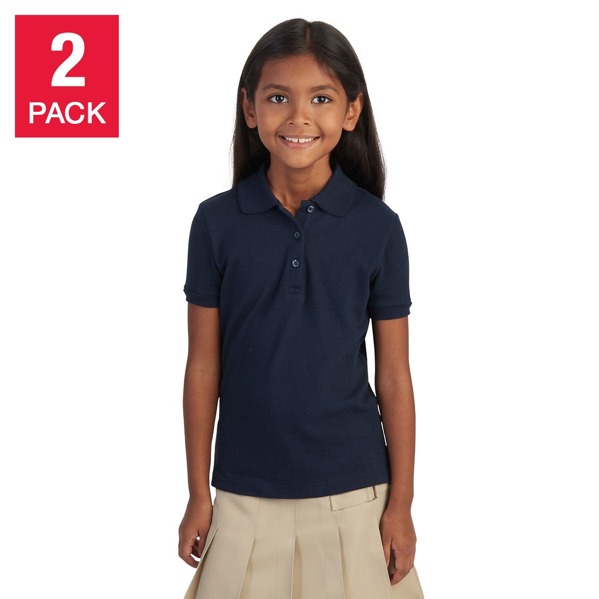 FRENCH TOAST YOUTH 2PK POLO - Image 1