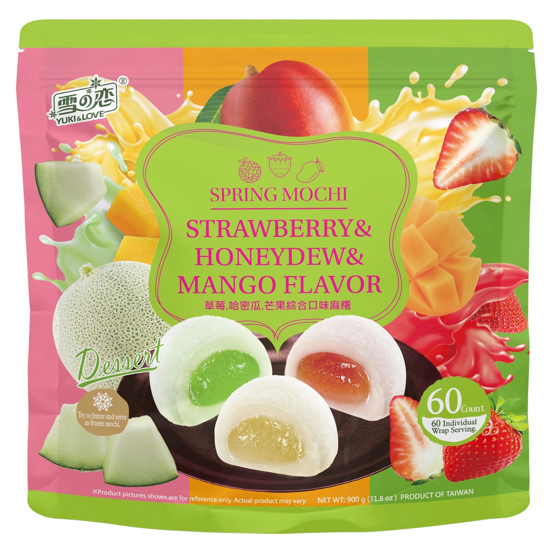 YUKI & LOVE MOCHI ASSORTMENT 31.8 OZ