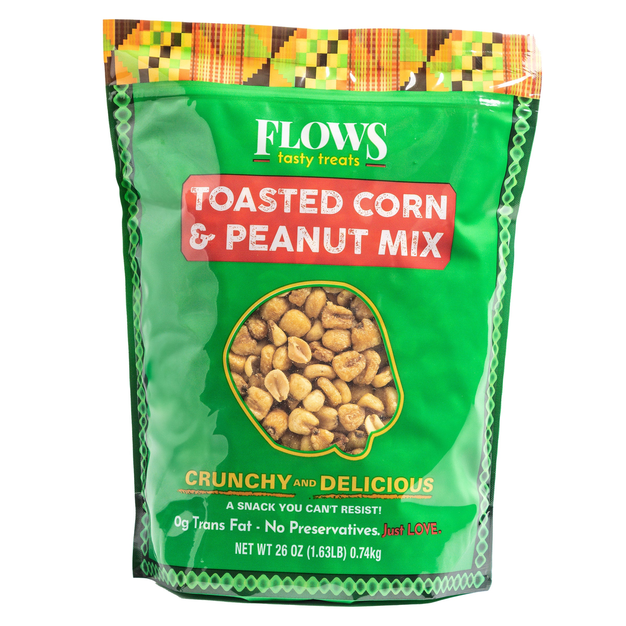 FLOWS CORN & PEANUT MIX 26 OZ (1.625 LB) - Image 1