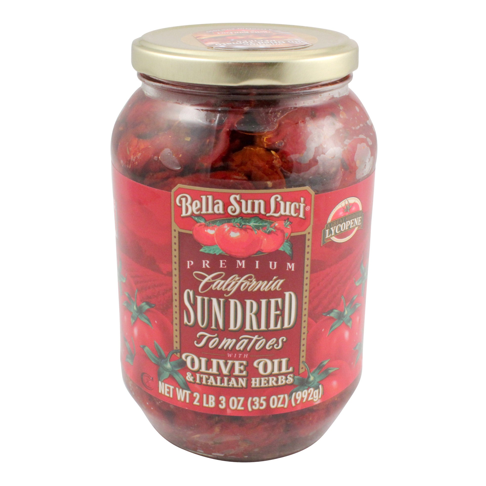 BELLA SUN LUCI SUNDRIED TOMATO HALVES OIL PACK 35 OZ