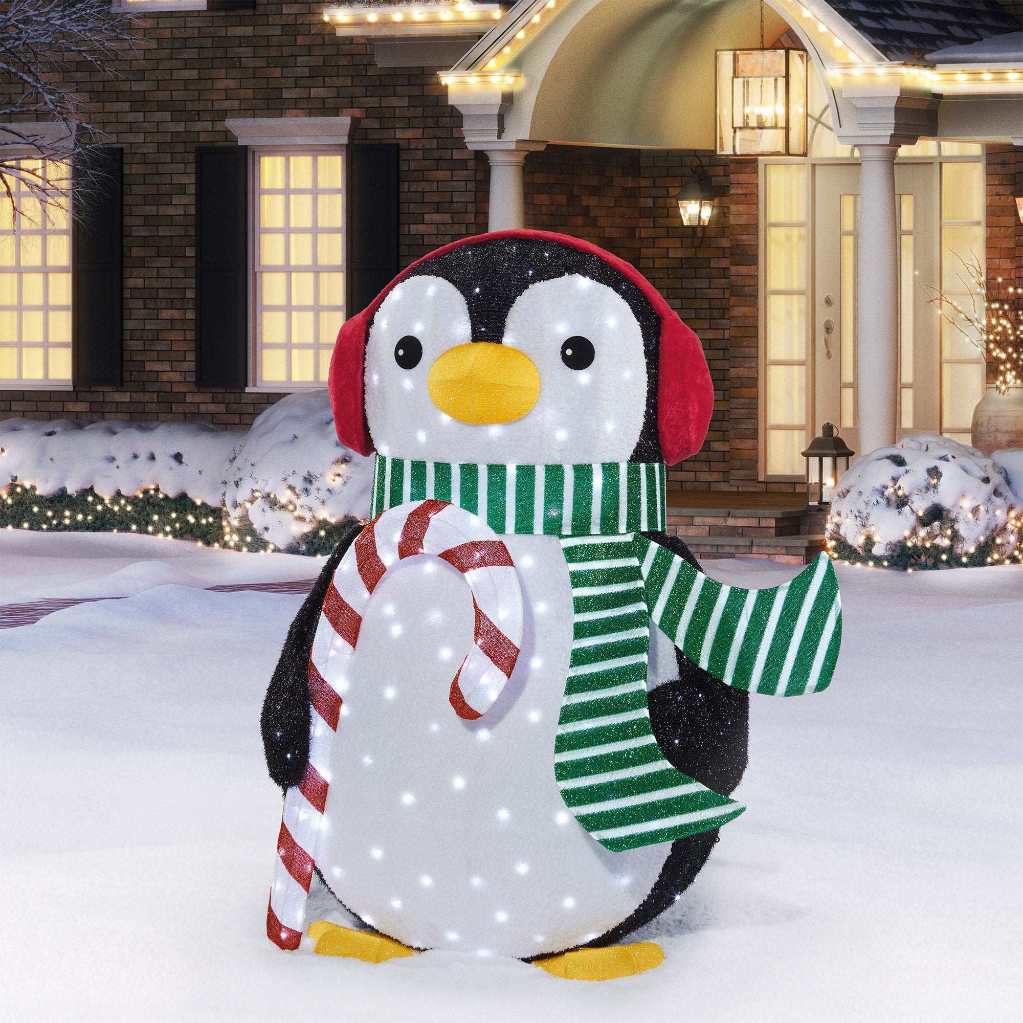 5' PENGUIN WITH LED LIGHTS - Image 1