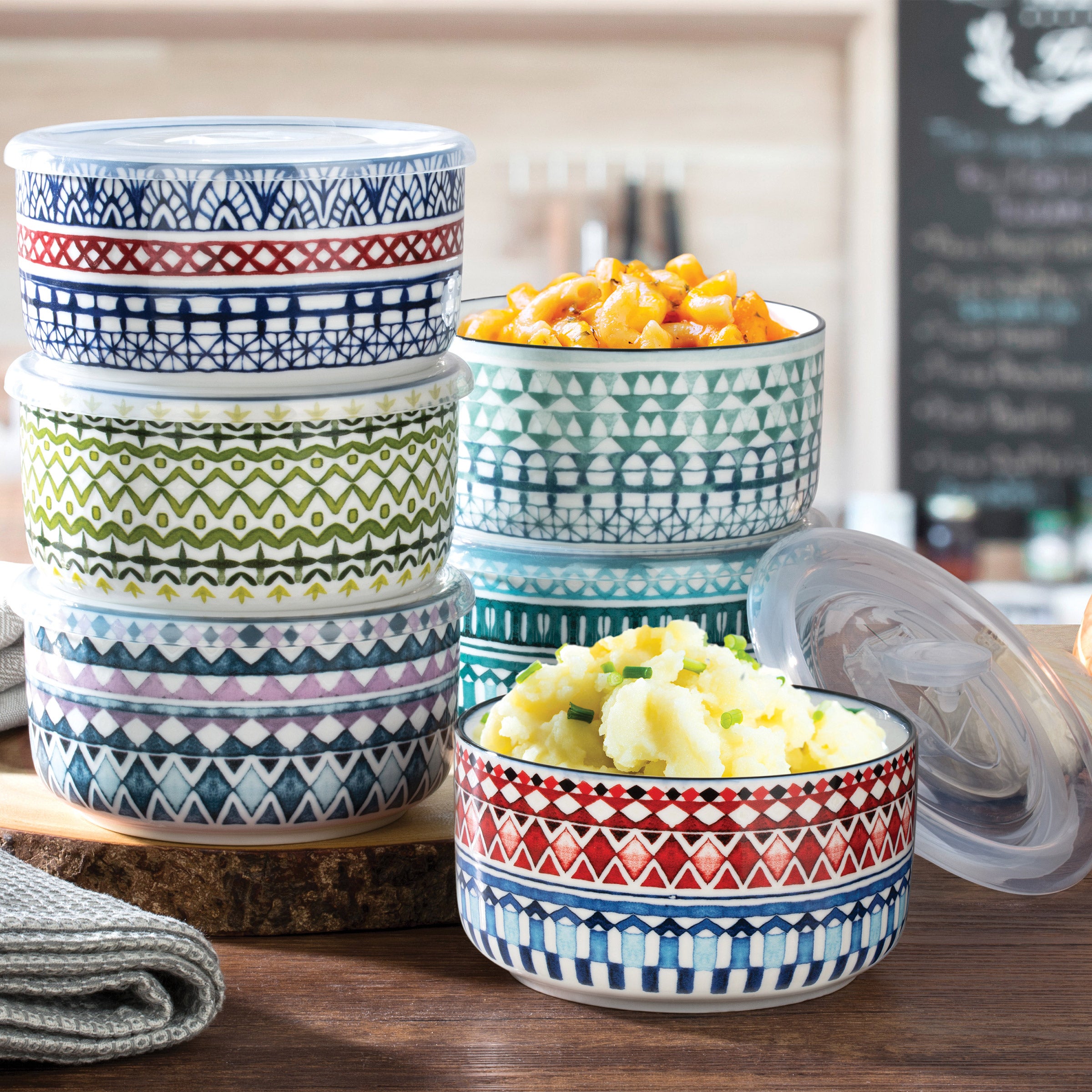 SIGNATURE BOWL SET WITH LID 6-PACK