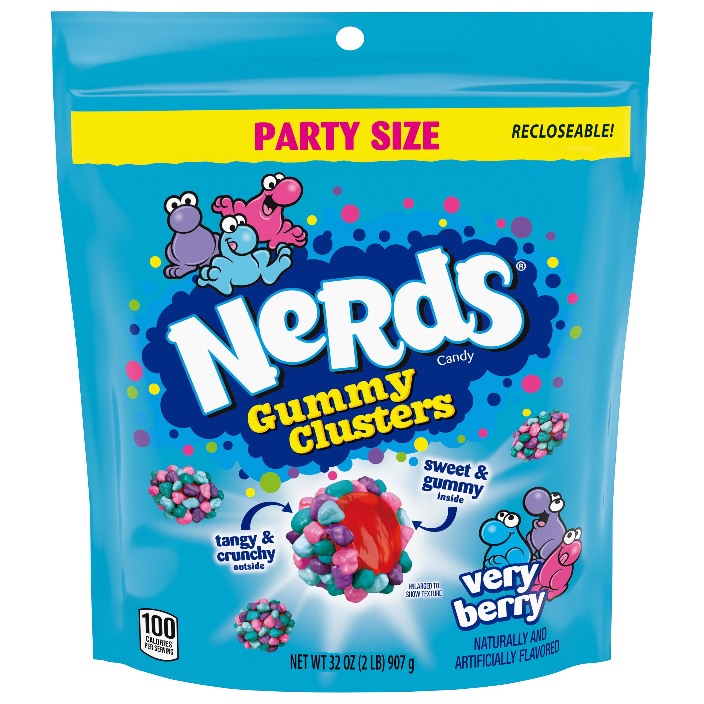 NERDS VERY BERRY GUMMY CLUSTERS 32 OZ