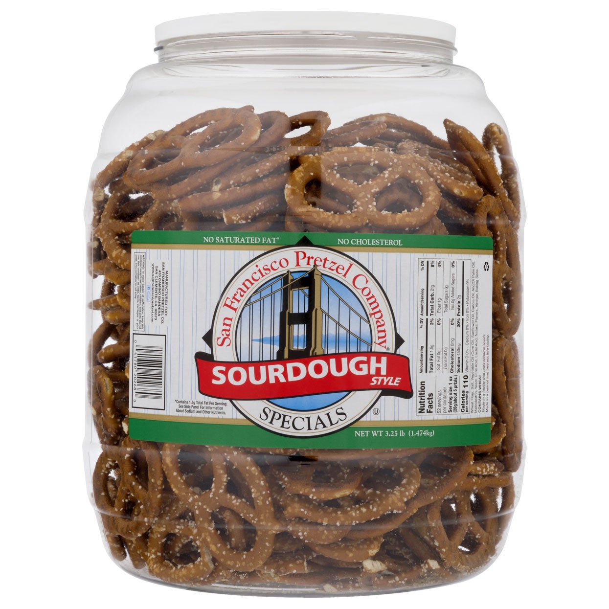 SAN FRANCISCO PRETZEL SOURDOUGH PRETZELS 52 OZ