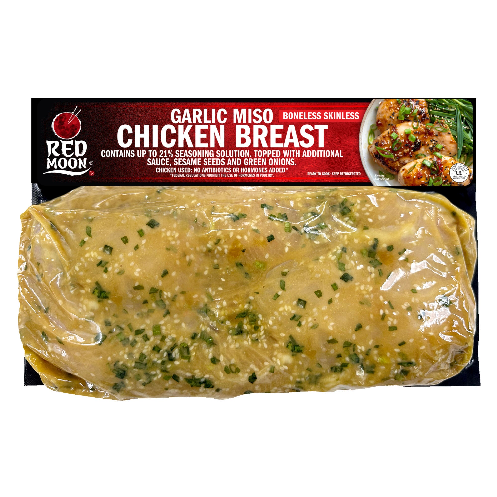 RED MOON GARLIC MISO CHICKEN BREAST PRICE PER POUND - Image 1