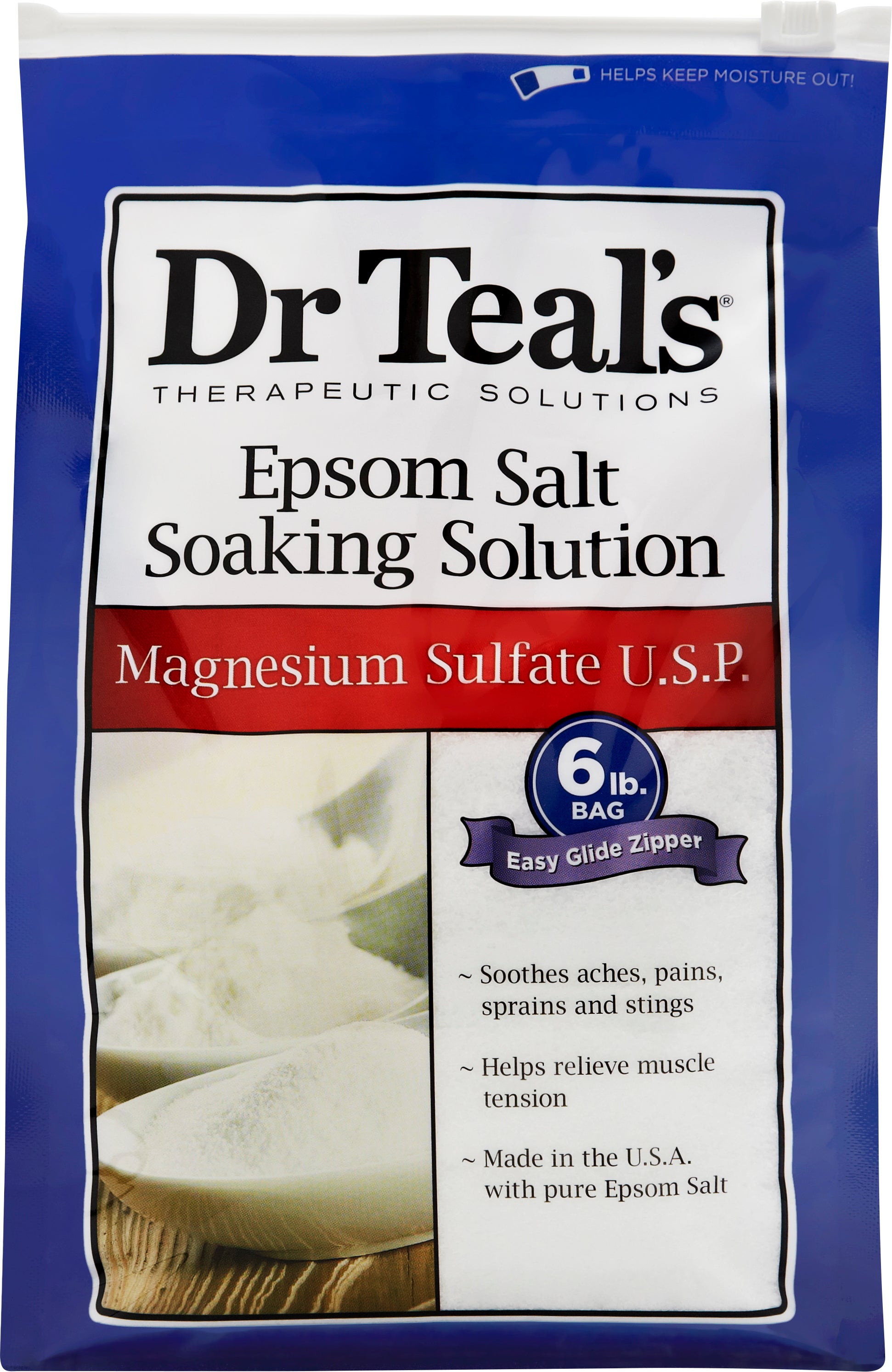 DR. TEAL'S EPSOM SALT 2 X 6LB BAGS