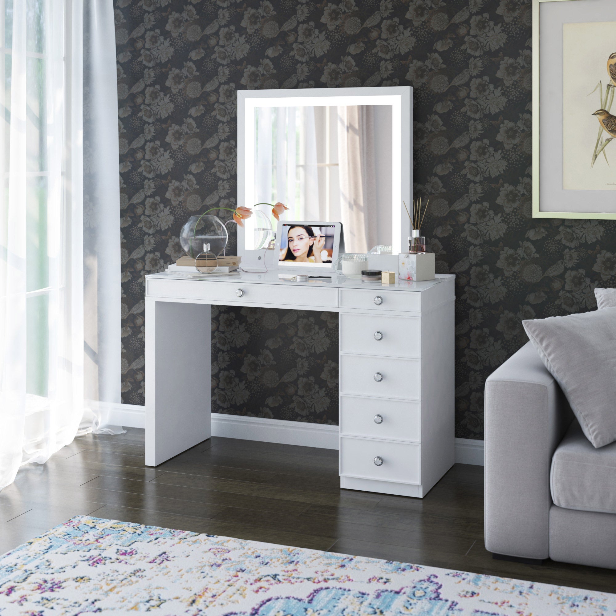 TRESANTI ROSE VANITY TABLE - Image 1