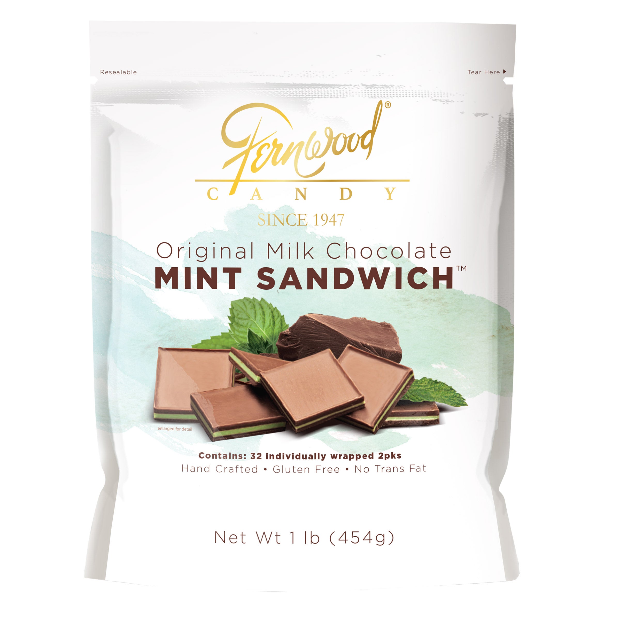 FERNWOOD CANDY MILK CHOCOLATE MINT 16 OZ