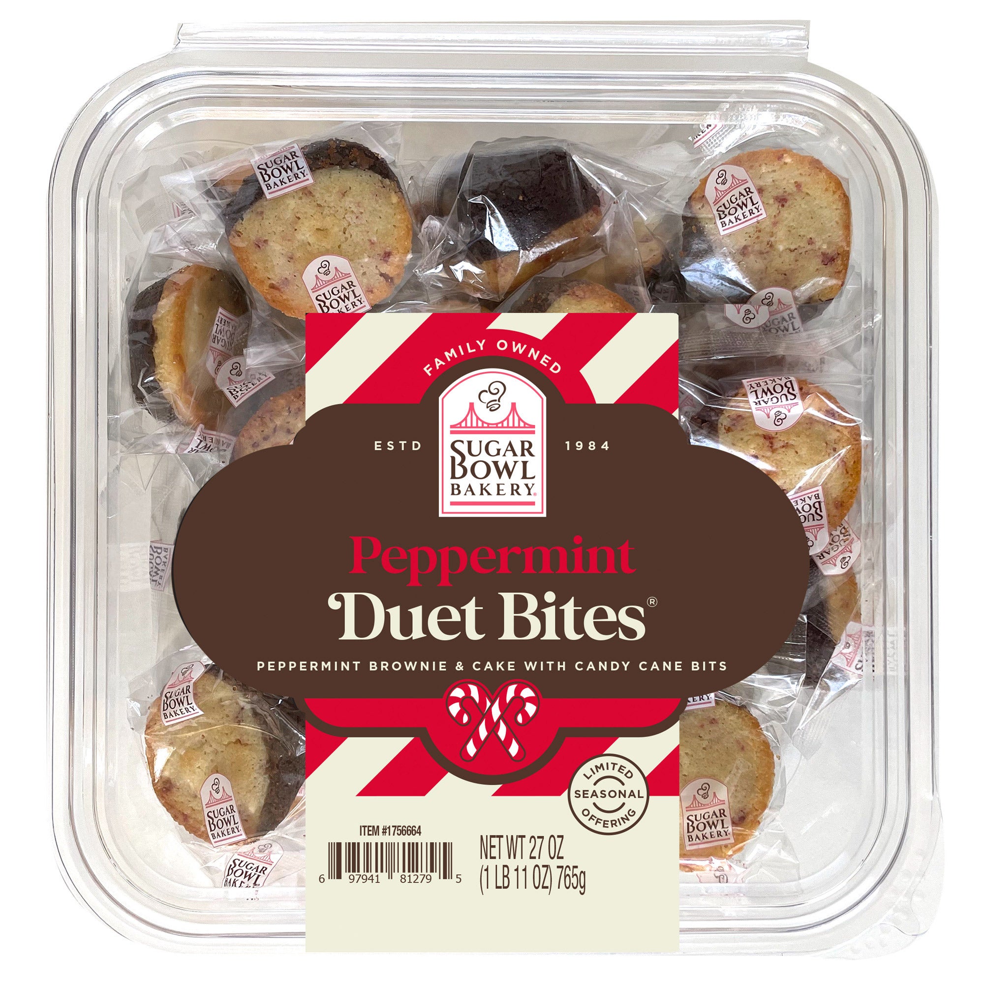 SUGAR BOWL PEPPERMINT DUET BITES 27 OUNCES