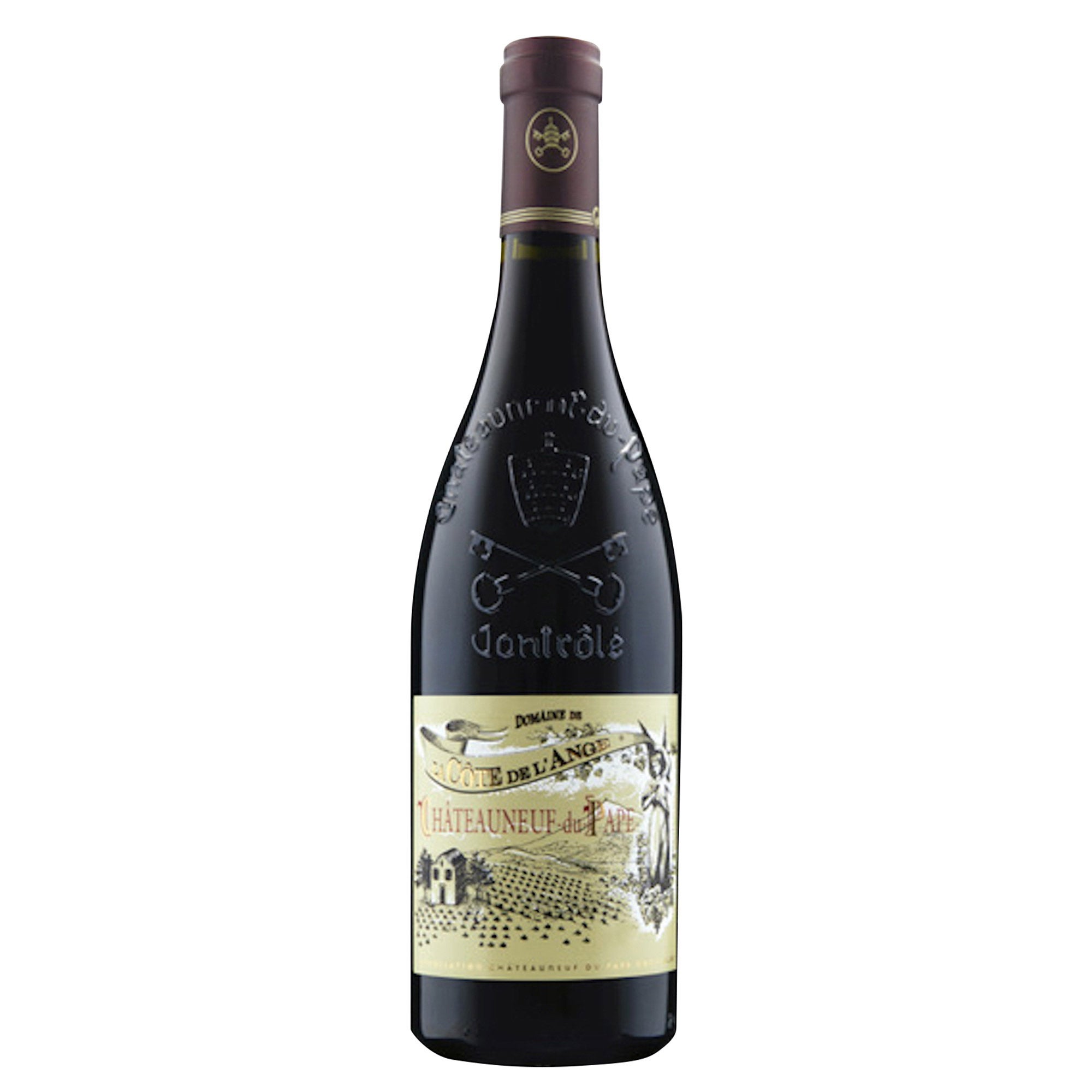 DOMAINE COTE DE I'ANGE CHATEAUNEUF DU PAPE RHONE VALLEY 750ML