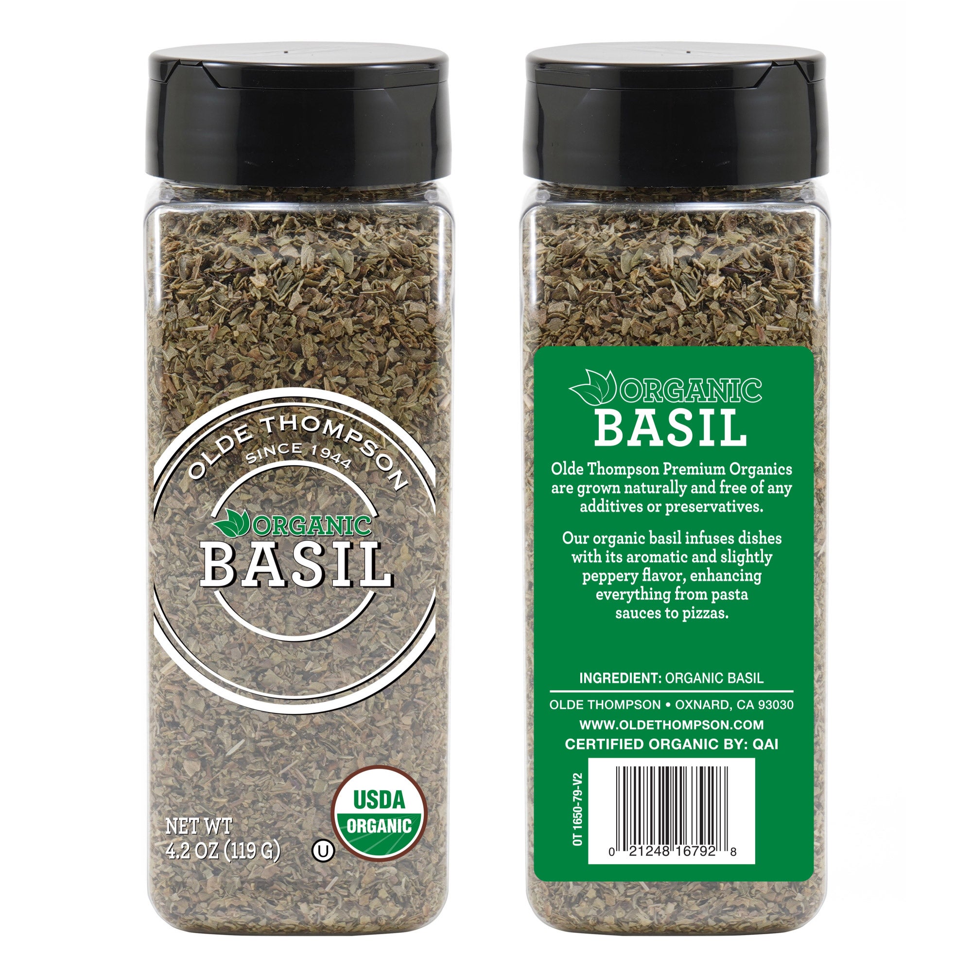 ORGANIC OLDE THOMPSON BASIL 4.2 OUNCES