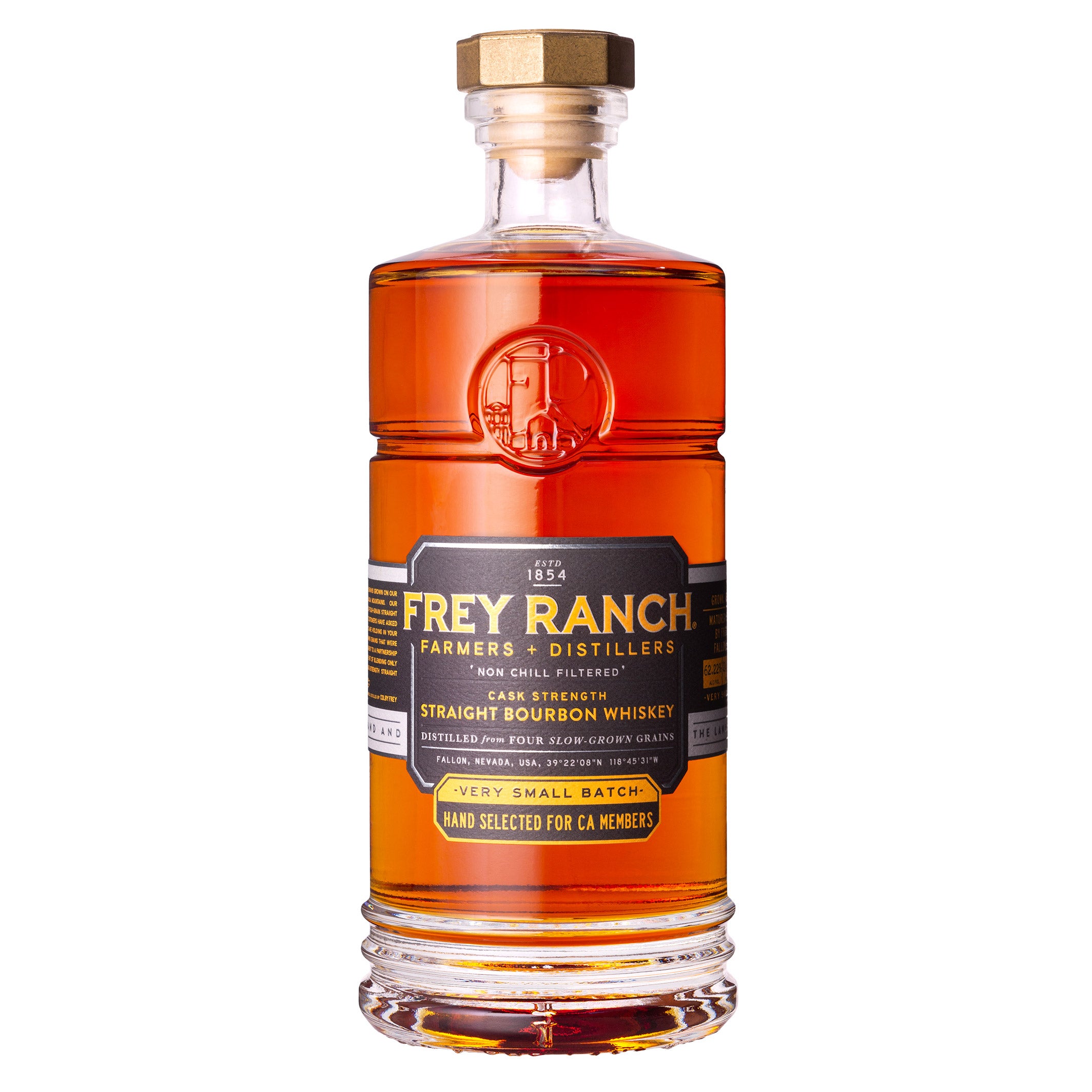 FREY RANCH CASK STRENGTH BOURBON NEVADA 750ML - Image 1