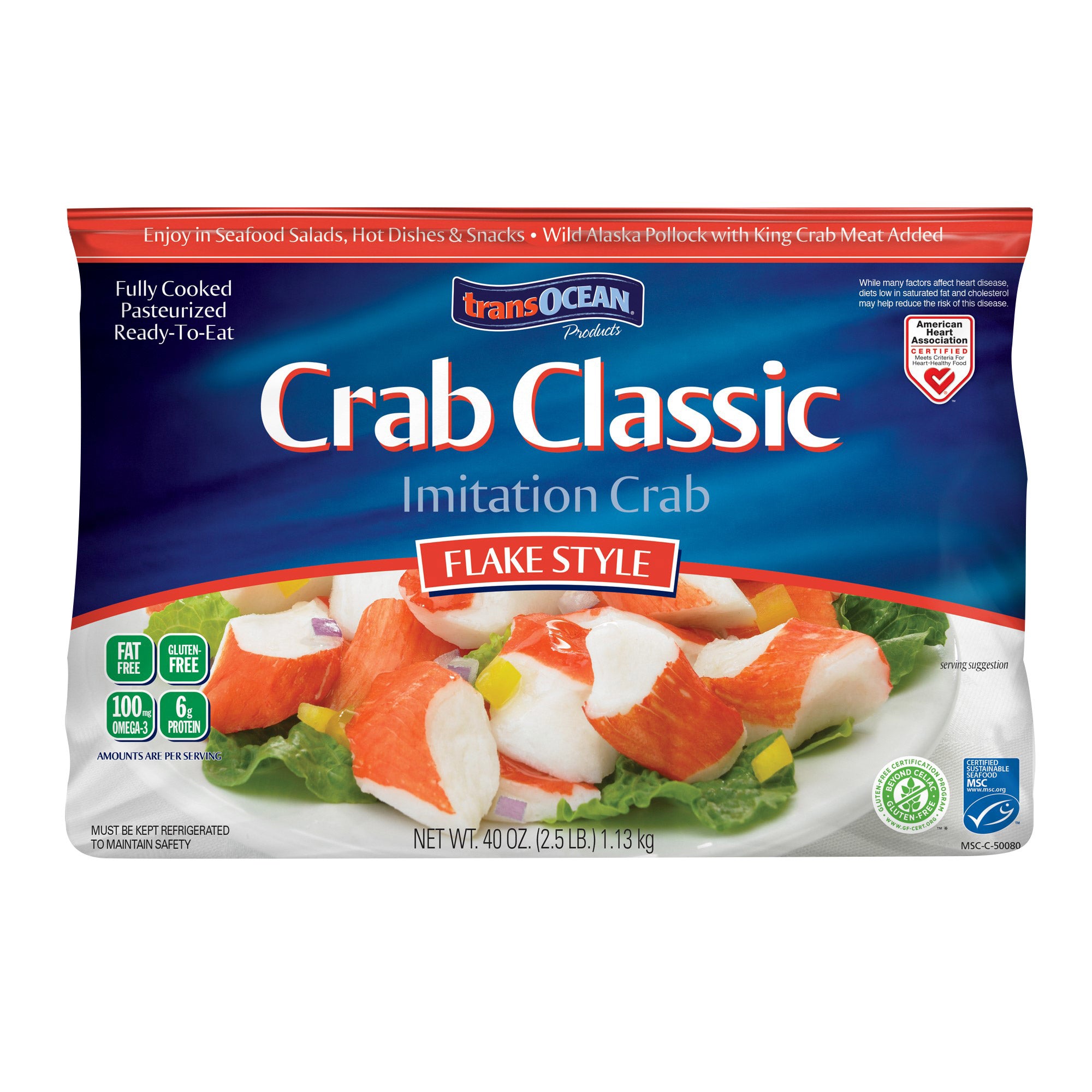 TRANS OCEAN CRAB CLASSIC 2.5 LBS