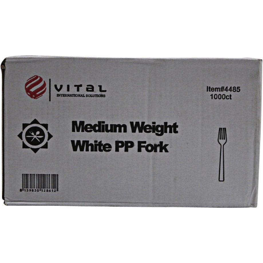 VITAL SOLUTIONS MEDIUM WEIGHT FORK WHITE 1000 CT