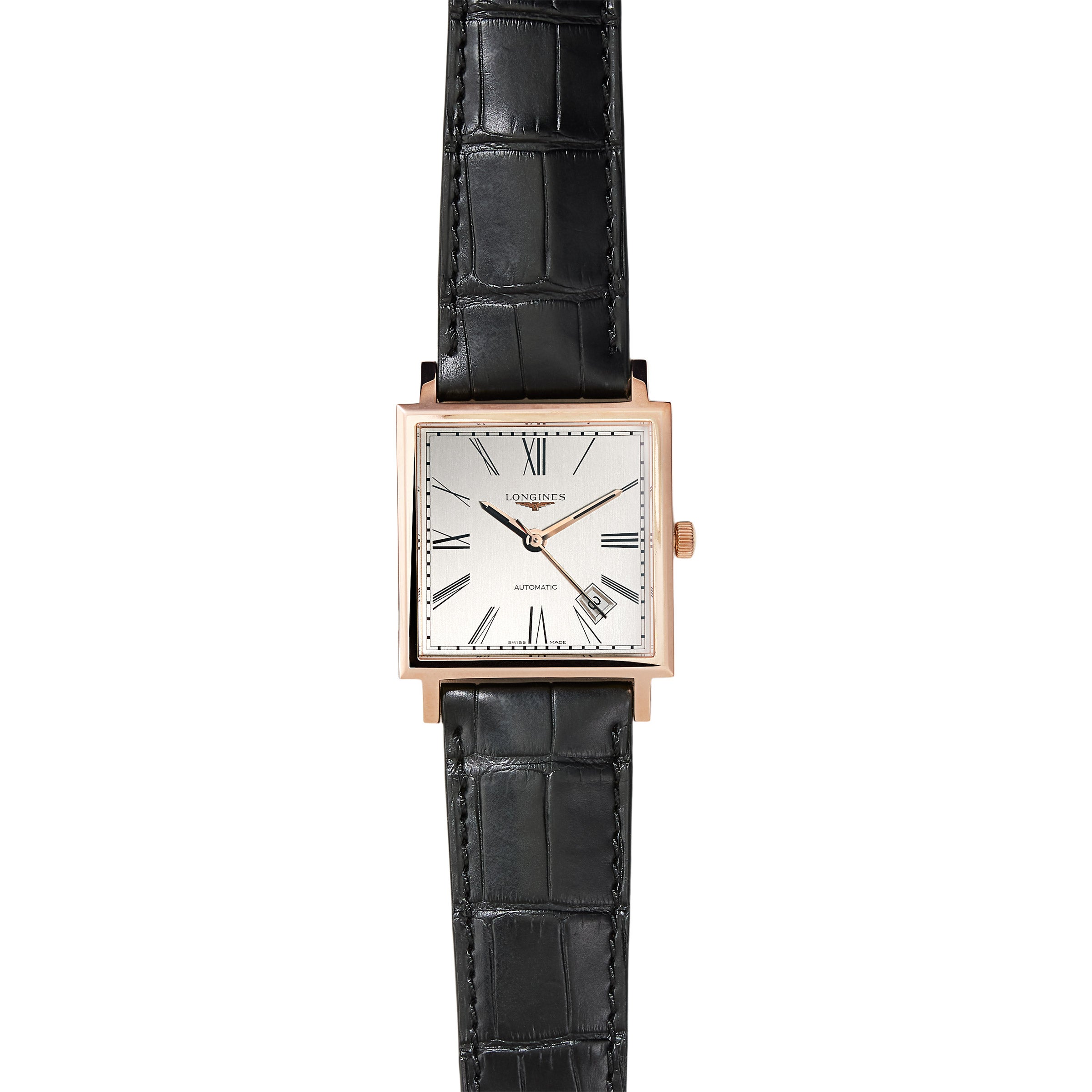 LONGINES ALLIGATOR LEATHER LDS AUTOMATIC WATCH - Image 1