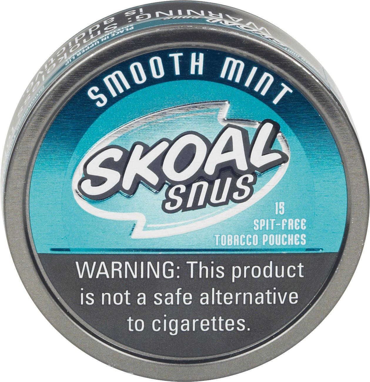 US TOBACCO SKOAL SNUS SMOOTH MINT 5/15 POUCHES PER CAN