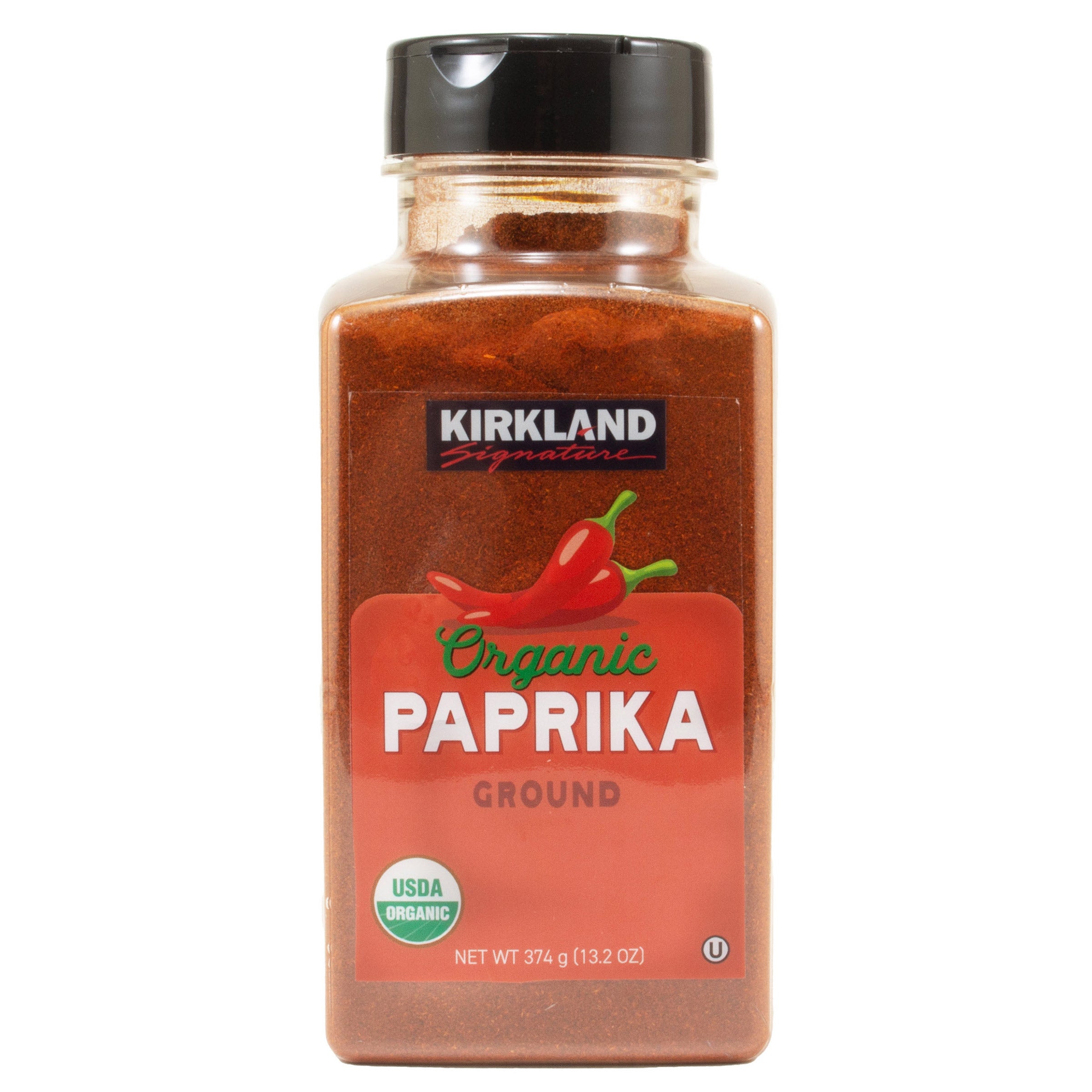 KIRKLAND SIGNATURE ORGANIC PAPRIKA 13.2 OUNCE CONTAINER