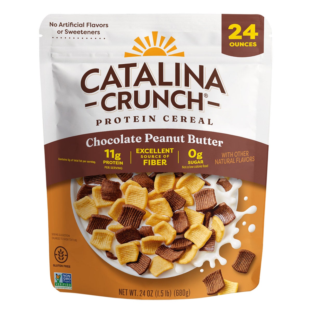 CATALINA CRUNCH CHOC PEANUT BUTTER CEREAL 24 OZ