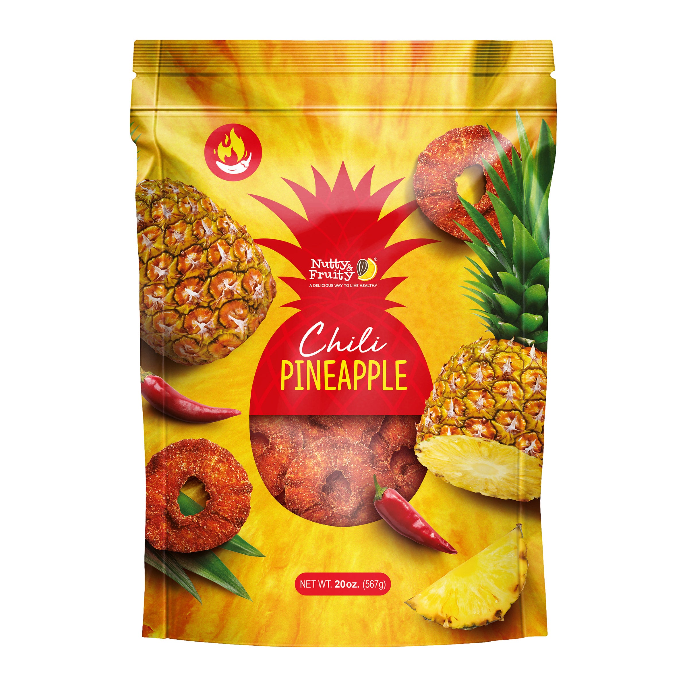 NUTTY & FRUITY PINEAPPLE WITH CHILI 20 OZ