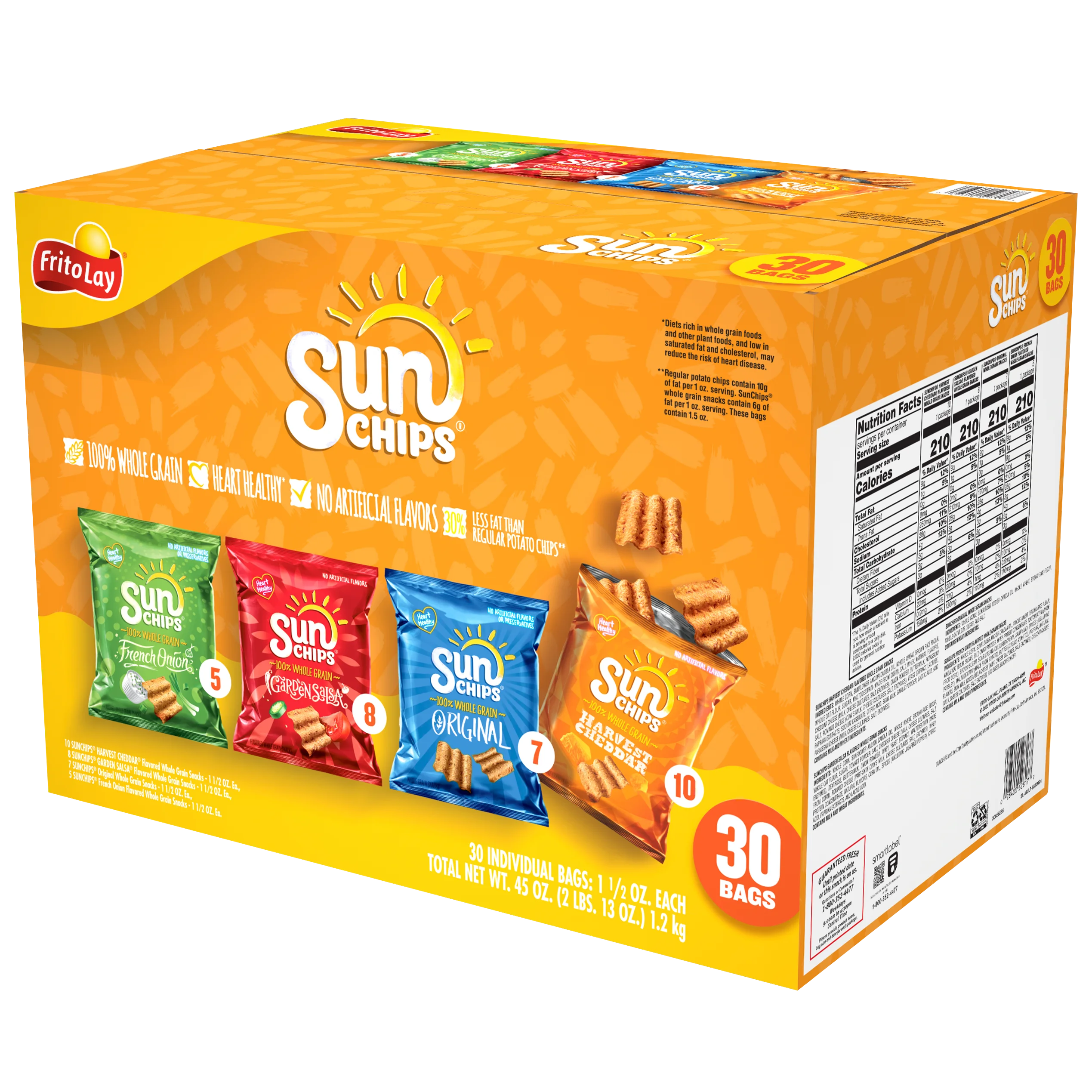 FRITO LAY SUNCHIPS VARIETY 30 CT - Image 1
