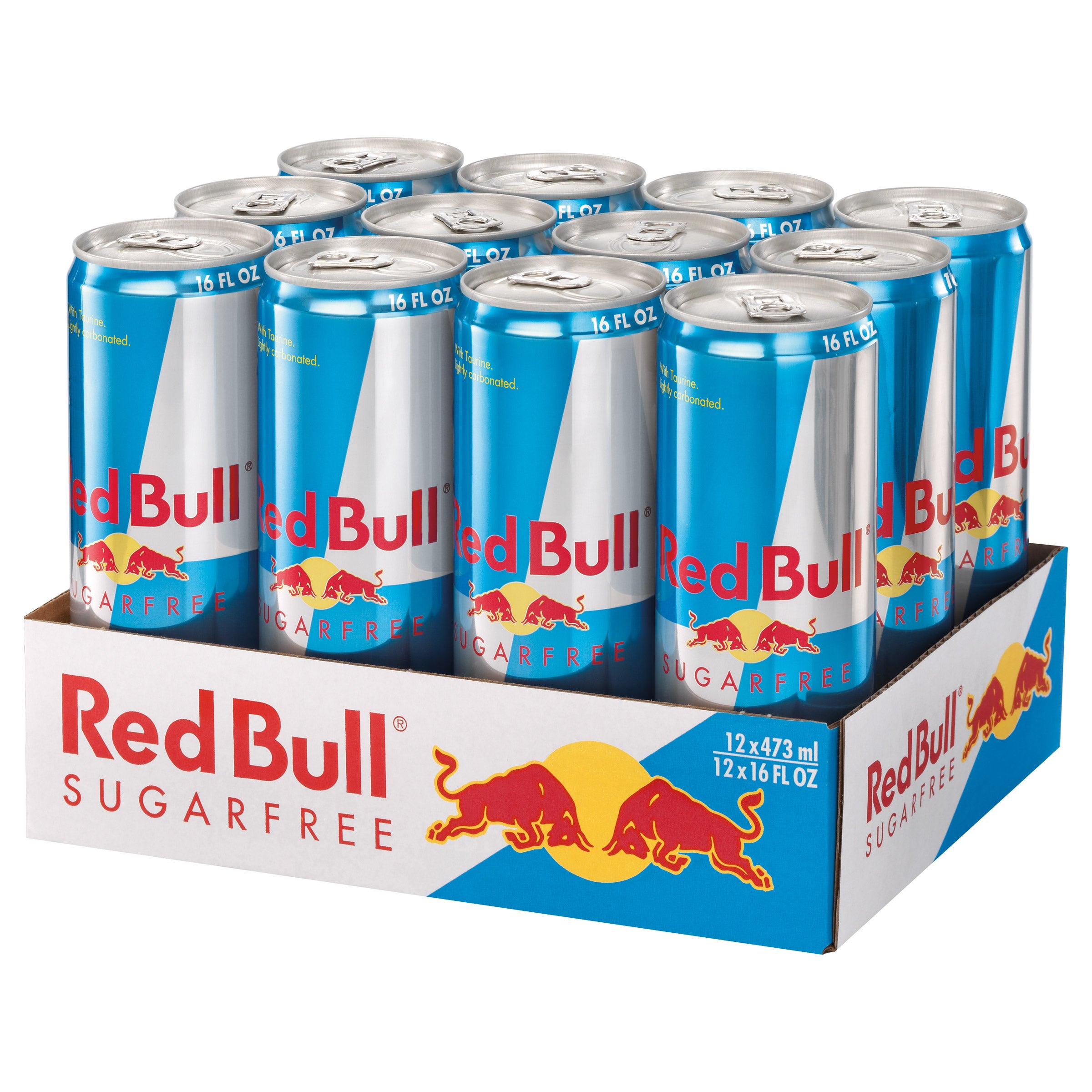 RED BULL ENERGY SUGAR-FREE 12/16 OZ