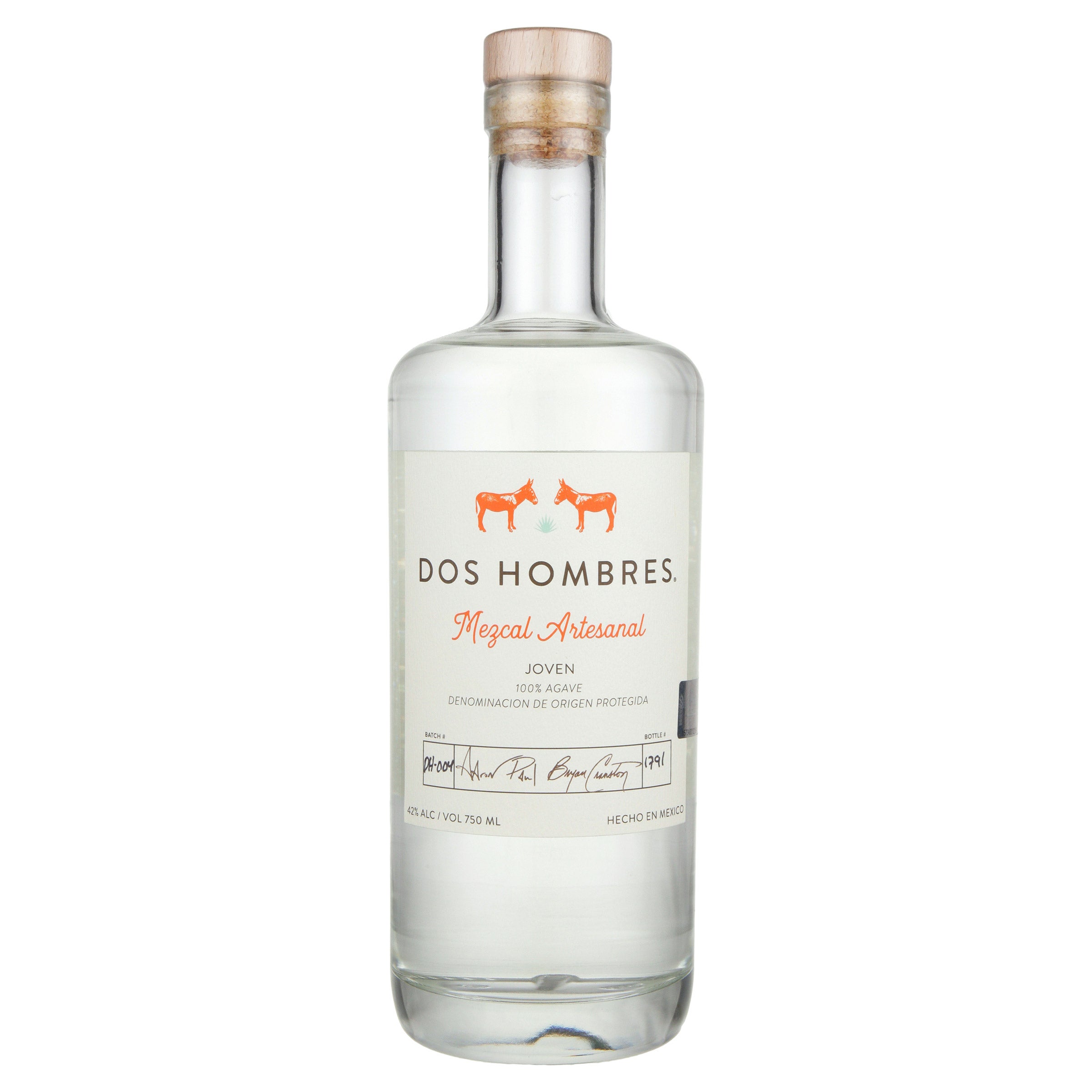DOS HOMBRES ESPADIN MEZCAL TEQUILA MEXICO 750ML
