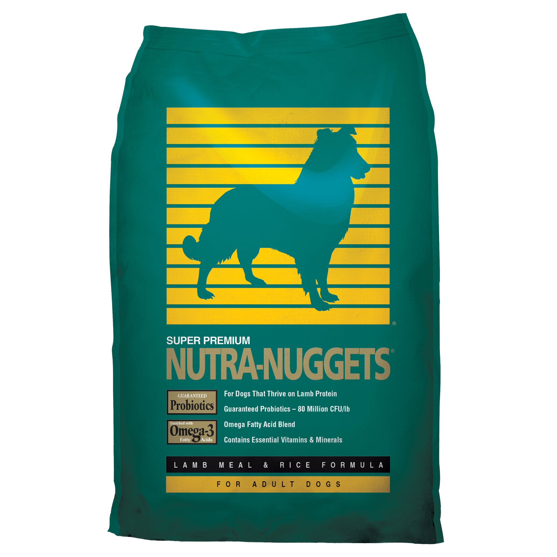 NUTRA NUGGETS LAMB & RICE DOG FOOD 40 LB