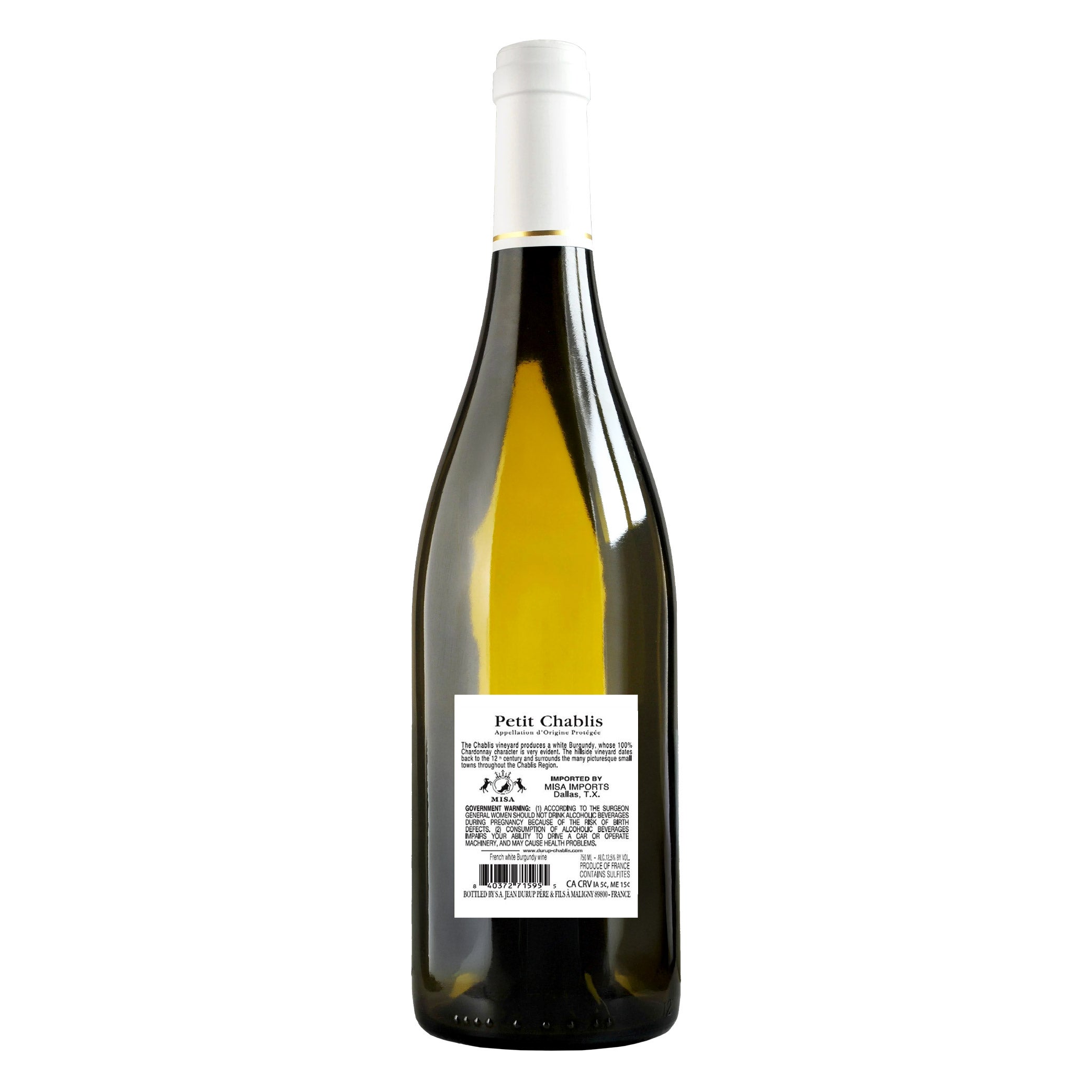 DOMAINE DURUP PETIT CHABLIS BURGUNDY, FRANCE 750ML