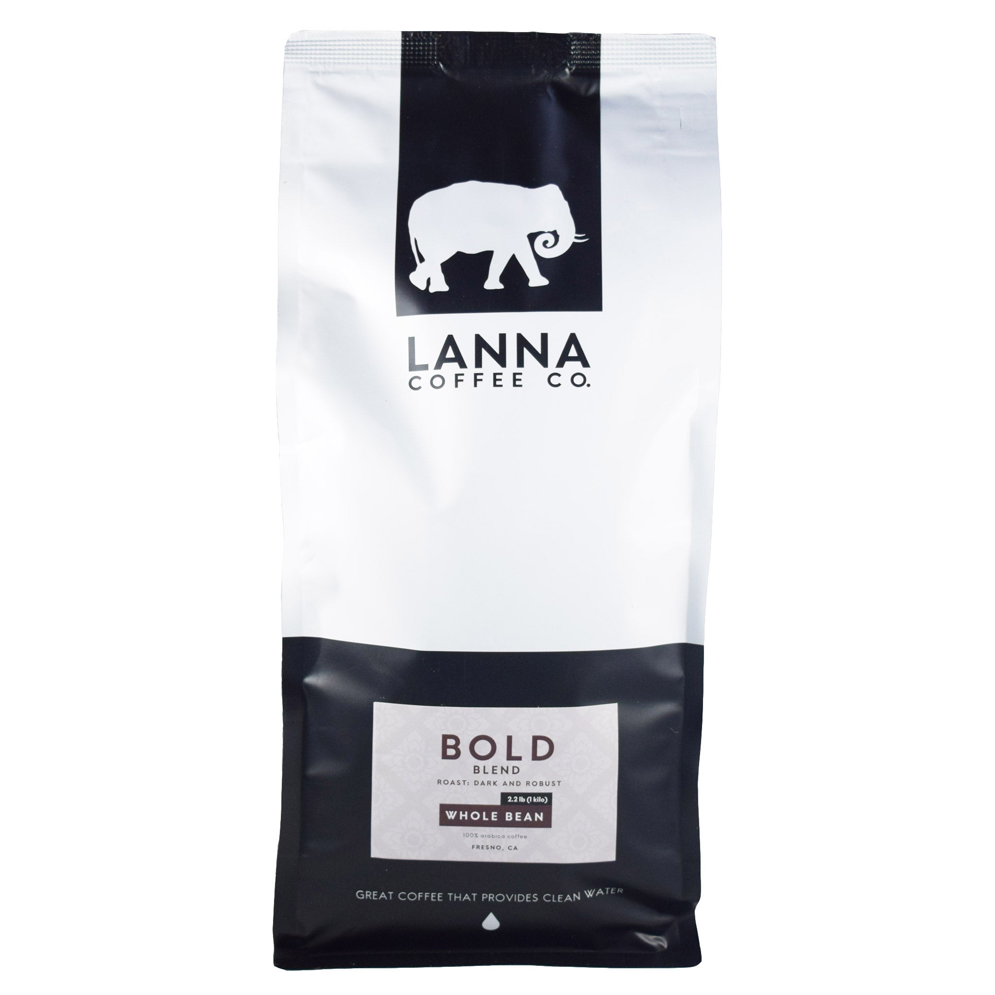 LANNA COFFEE CO BOLD ROAST COFFEE 2.2 POUNDS - Image 1