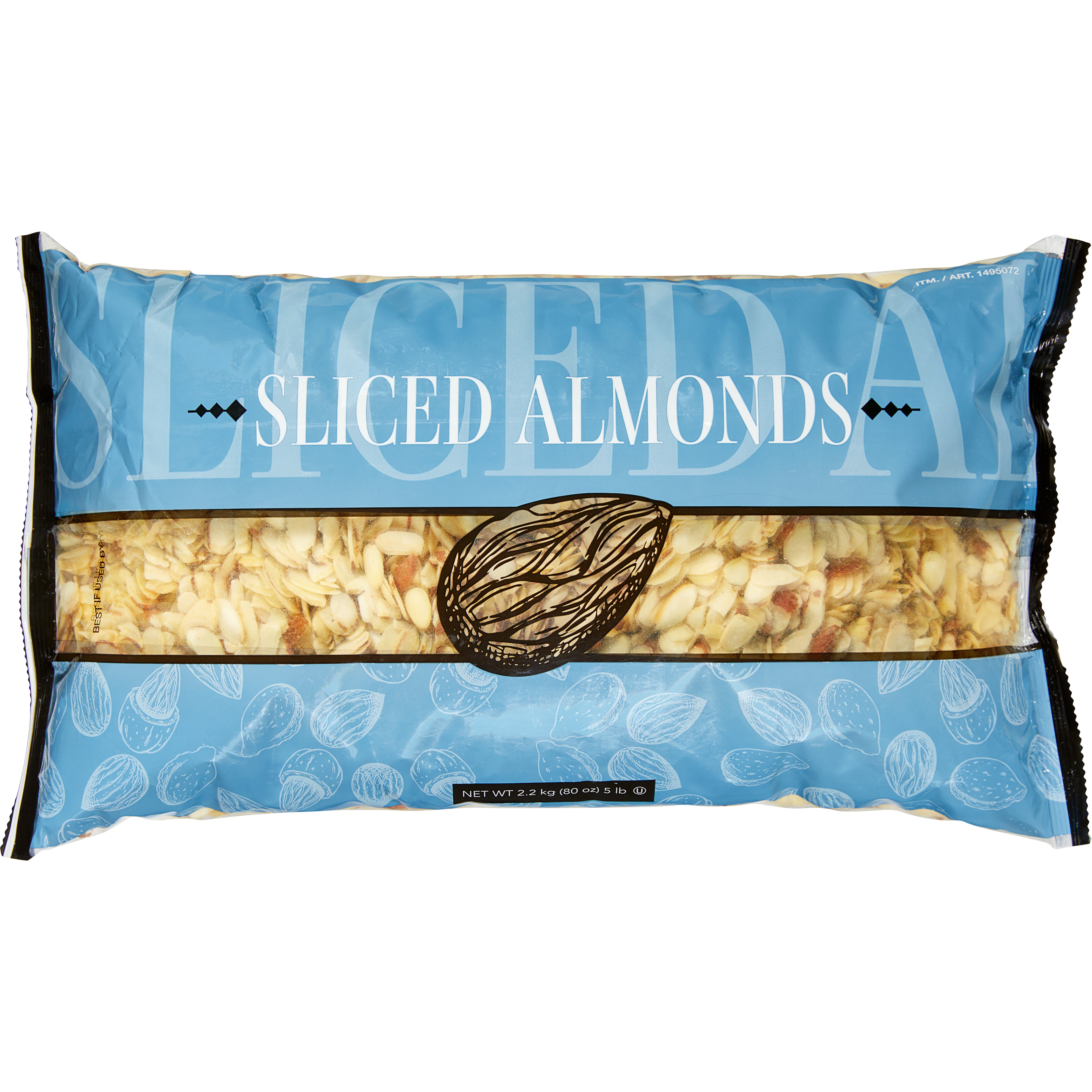 SLICED ALMONDS 5 LB - Image 1